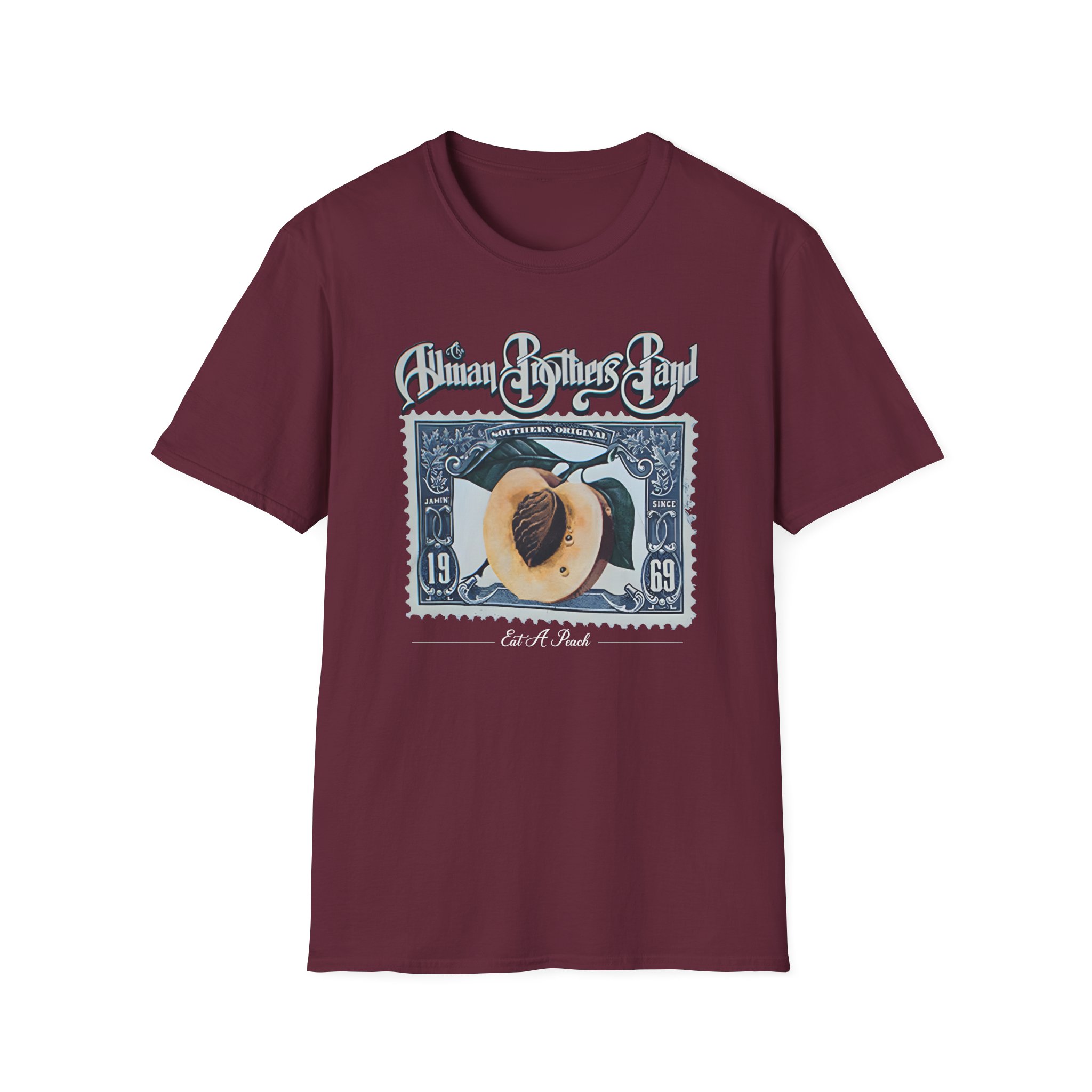 The Allman Brothers Peach Stamp Unisex Softstyle T-Shirt