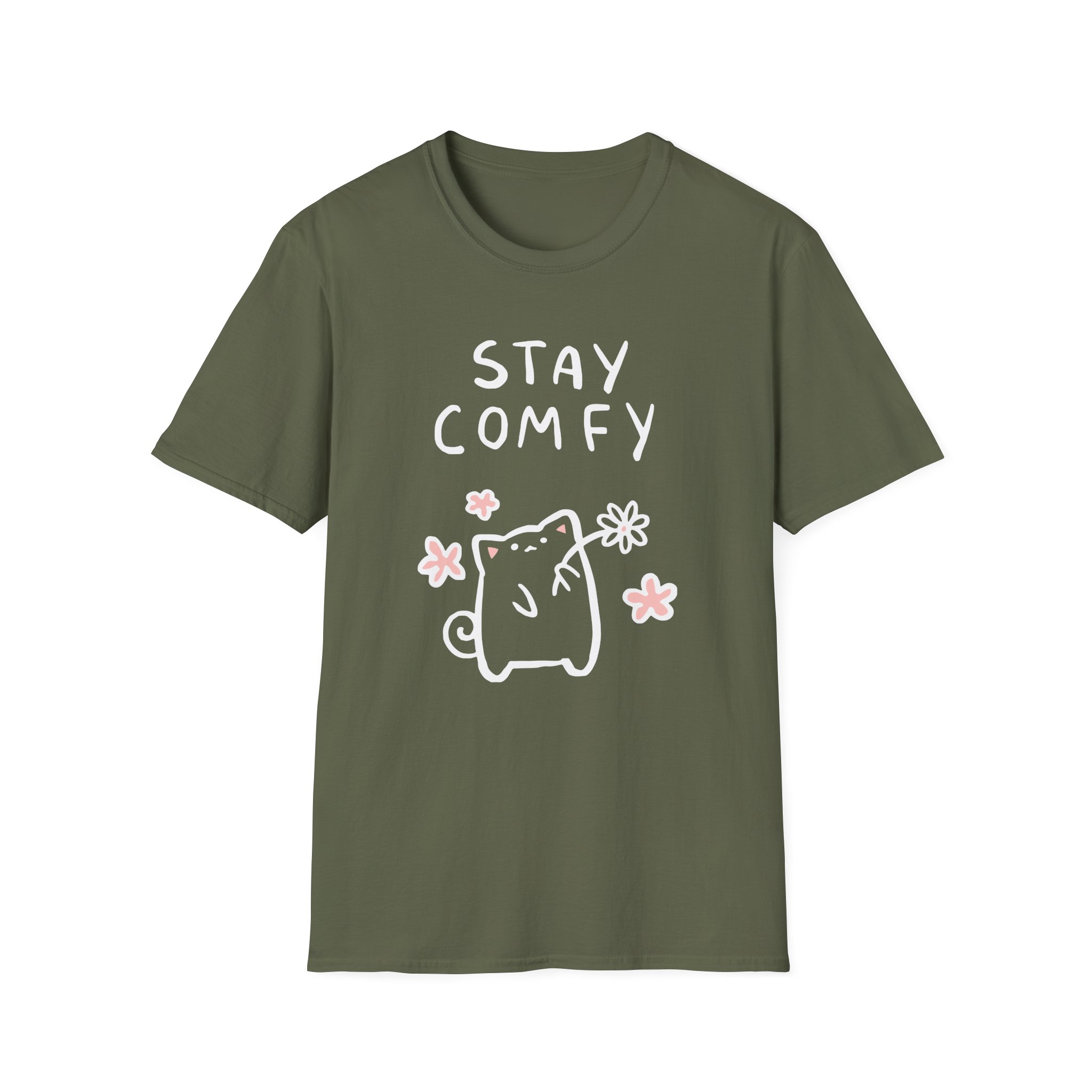 Lilypichu Stay Comfy Cute Unisex Softstyle T-Shirt
