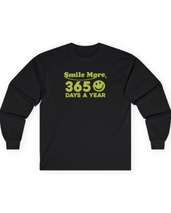 Roman Atwood Smile More 365 Unisex Ultra Cotton Long Sleeve Tee