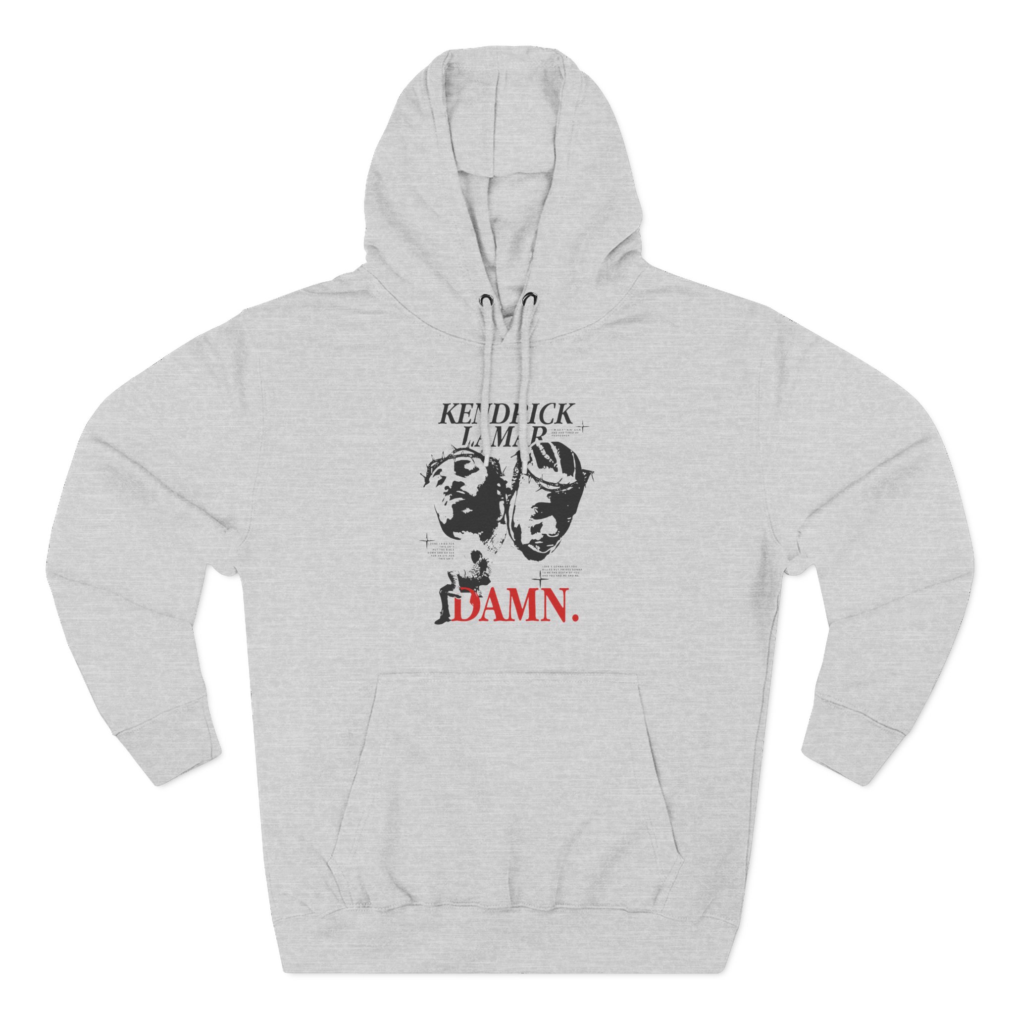 Kendrick Lamar Damn Three-Panel Fleece Hoodie