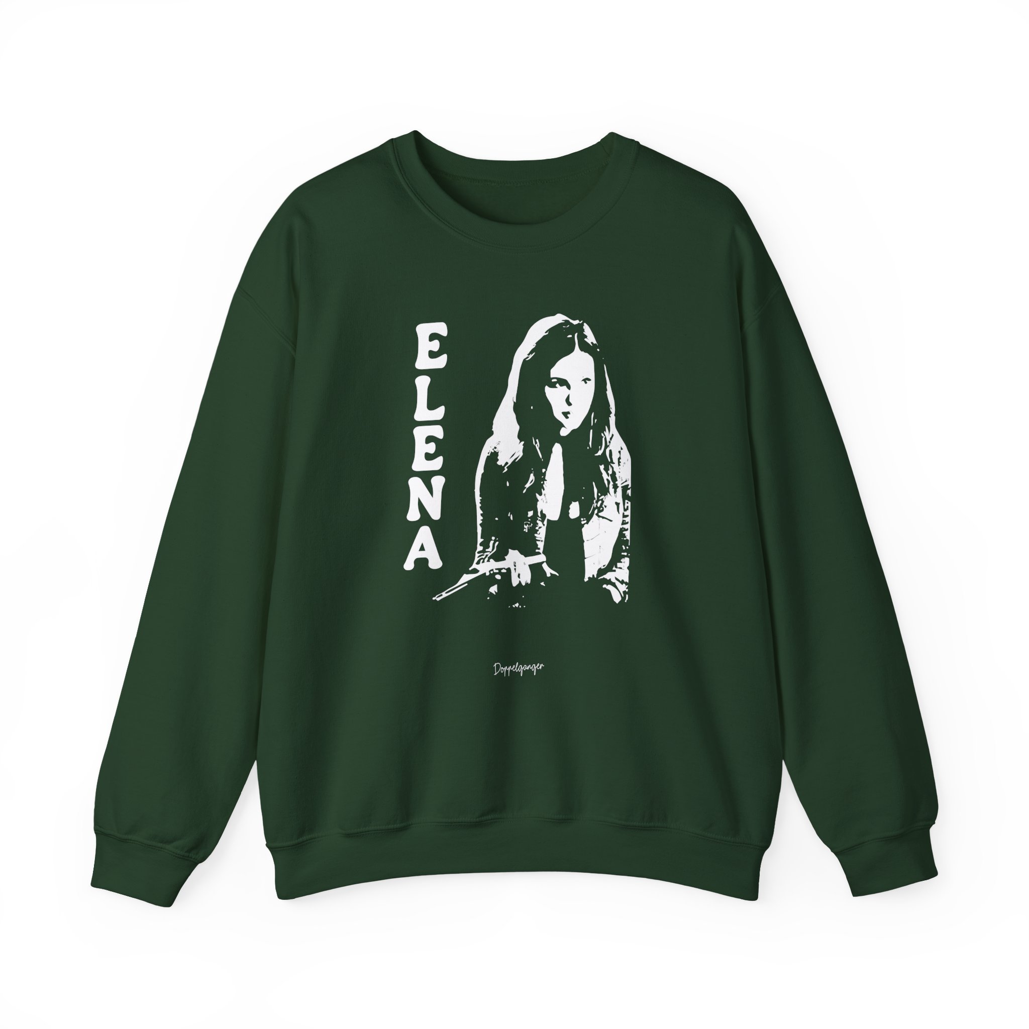 Nina Dobrev Reversible Doppelganger Unisex Heavy Blendâ„¢ Crewneck Sweatshirt