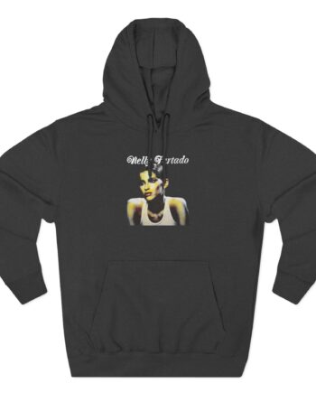 Nelly Furtado Three-Panel Fleece Hoodie