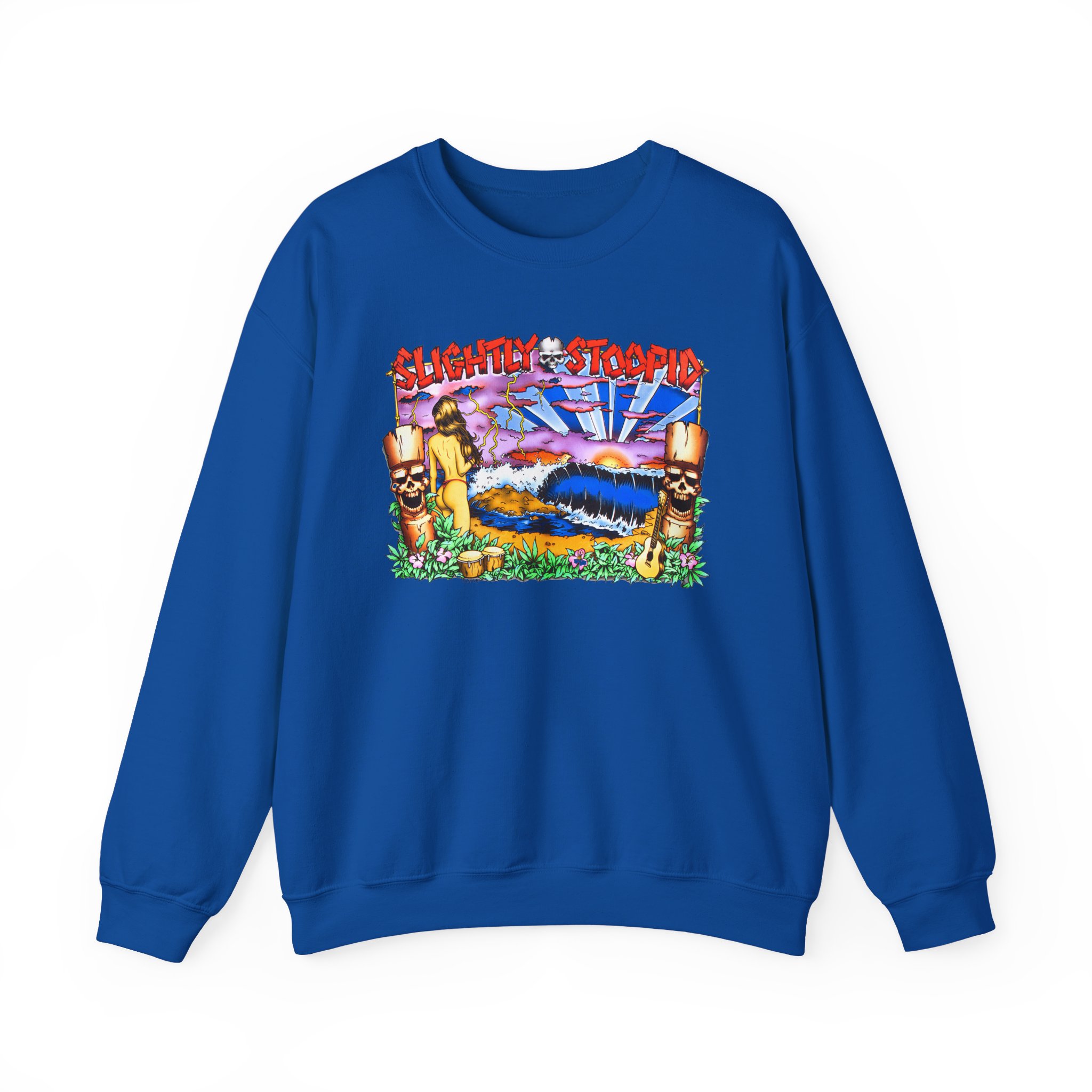 Slightly Stoopid Tiki Unisex Heavy Blendâ„¢ Crewneck Sweatshirt
