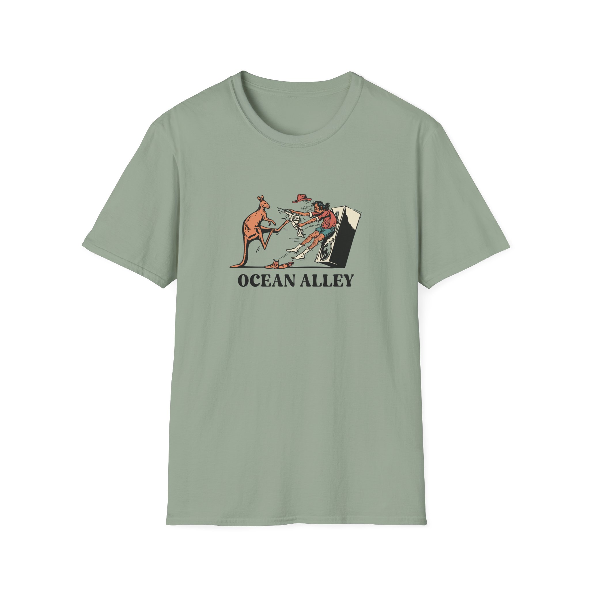 Ocean Alley Kanga Kick Unisex Softstyle T-Shirt