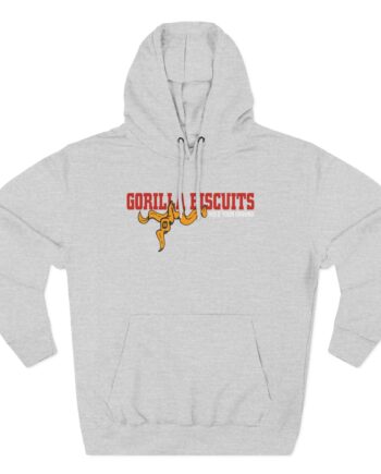 Gorilla Biscuits Hold Your Ground Three-Panel Fleece Hoodie