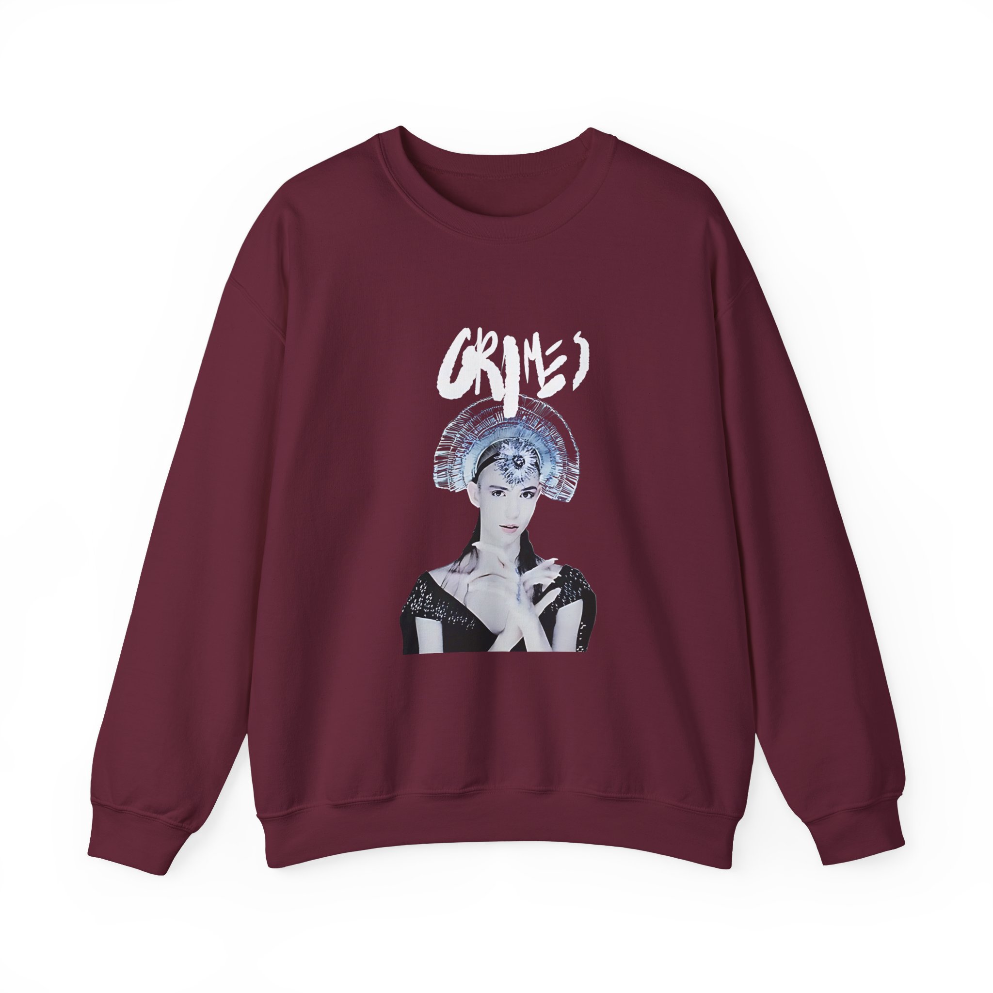 Grimes Head Dress Unisex Heavy Blend Crewneck Sweatshirt