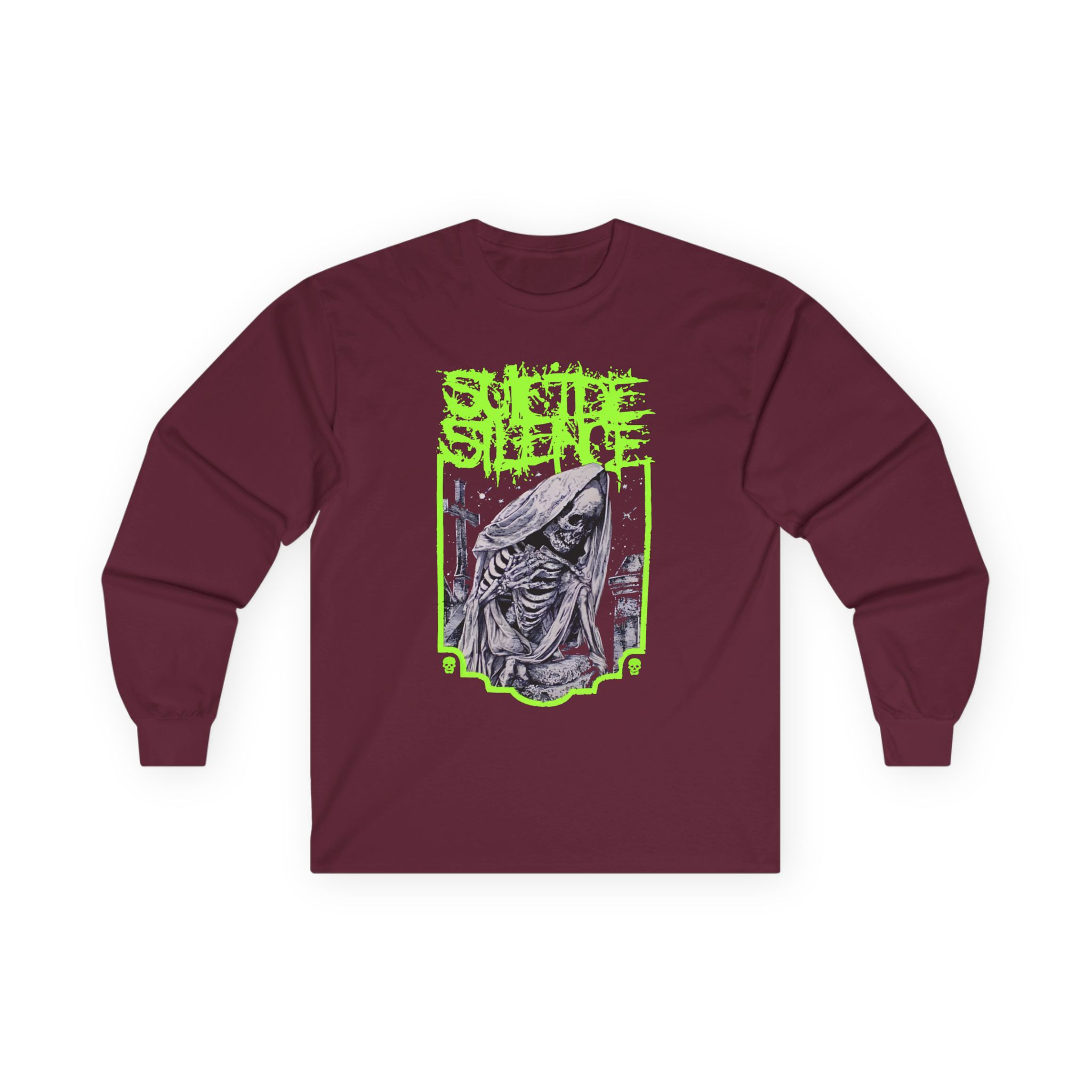 Suicide Silence Unanswered Neon Unisex Ultra Cotton Long Sleeve Tee