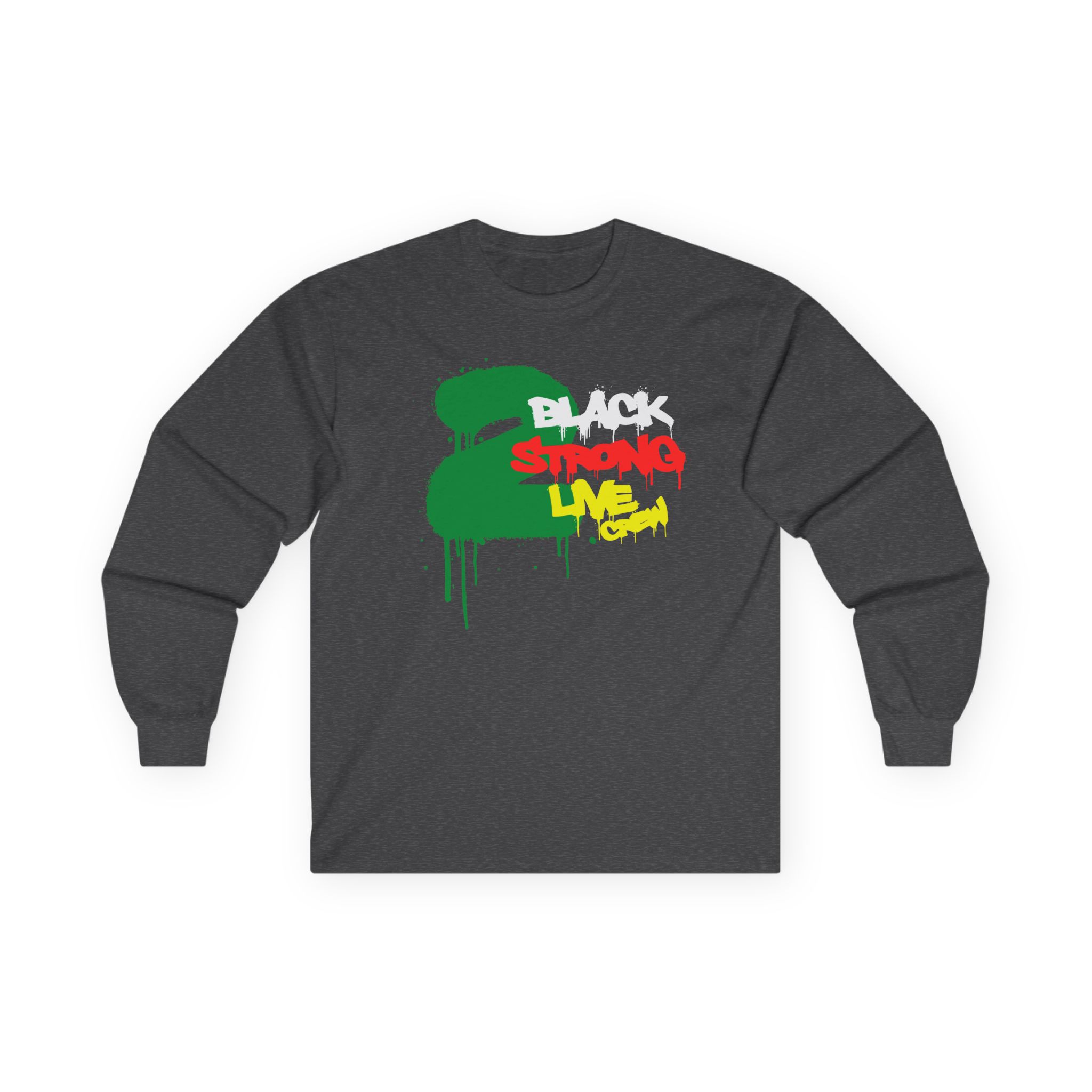 2 Live Crew Black Strong Unisex Ultra Cotton Long Sleeve Tee
