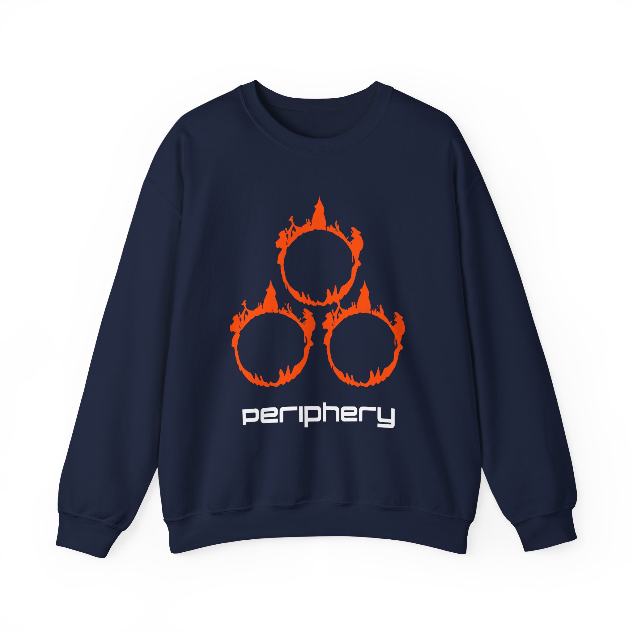 Periphery Circle Flames Unisex Heavy Blendâ„¢ Crewneck Sweatshirt
