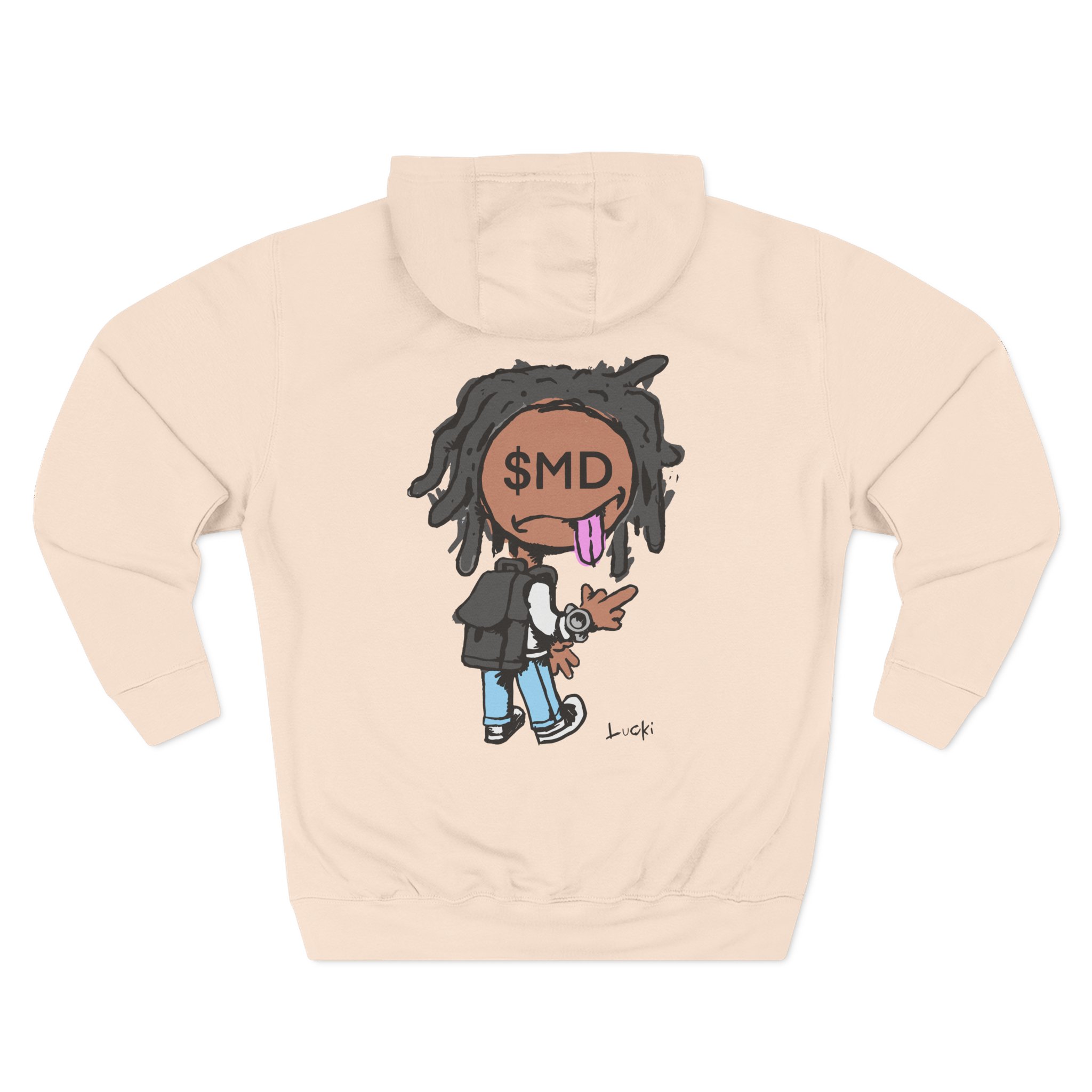 Lucki Flawless Like Me SMD Three-Panel Fleece Hoodie