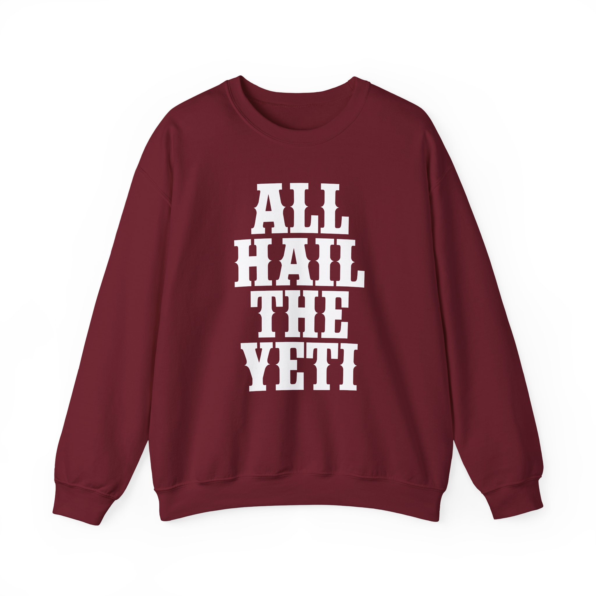 All Hail the Yeti Logo Unisex Heavy Blendâ„¢ Crewneck Sweatshirt