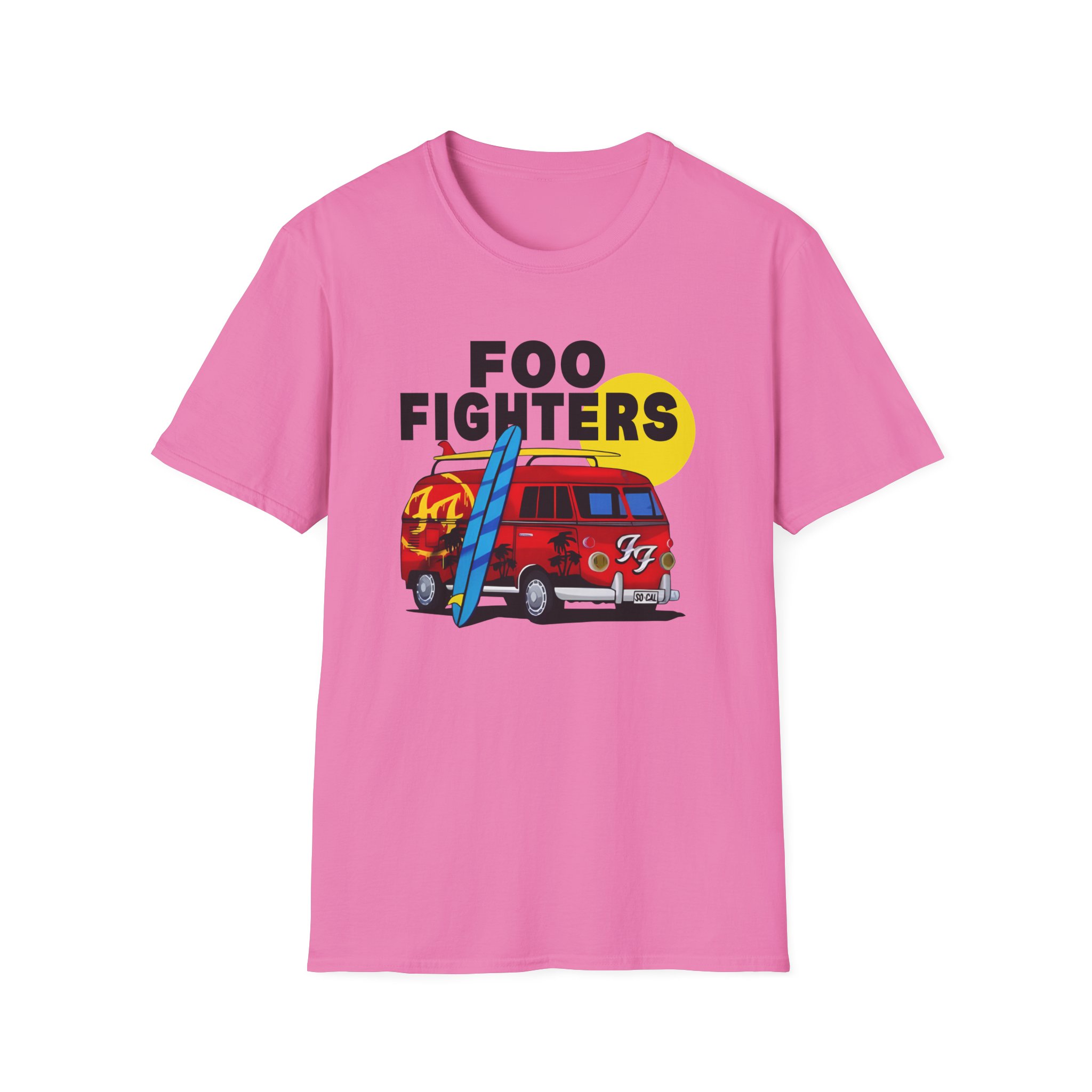 Foo Fighters Split Window Unisex Softstyle T-Shirt