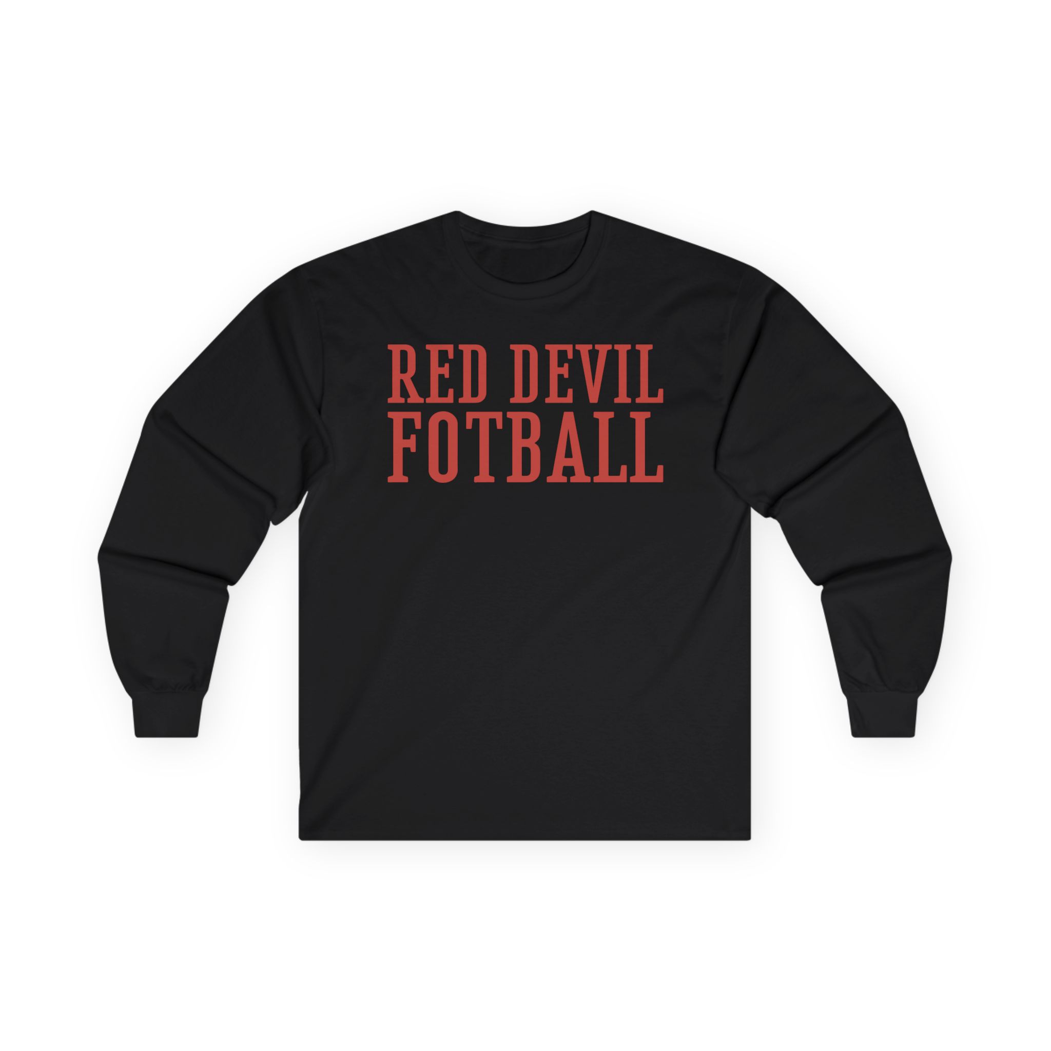 Shaboozey Red Devil Football Unisex Ultra Cotton Long Sleeve Tee
