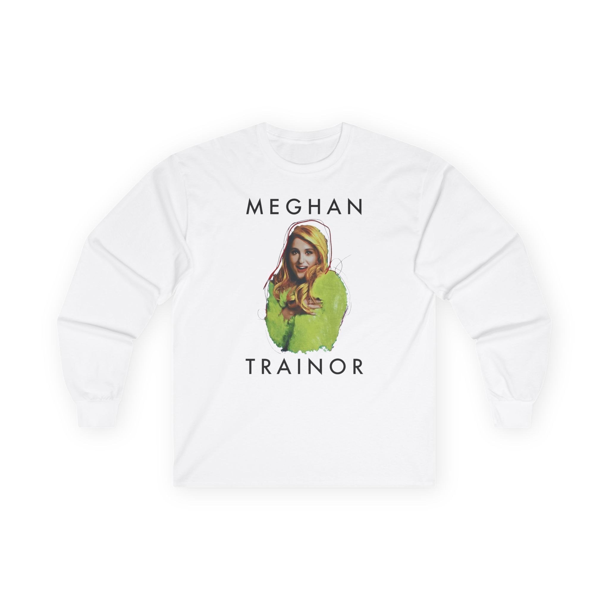 Meghan Trainor Title Pose Turquoise Unisex Ultra Cotton Long Sleeve Tee