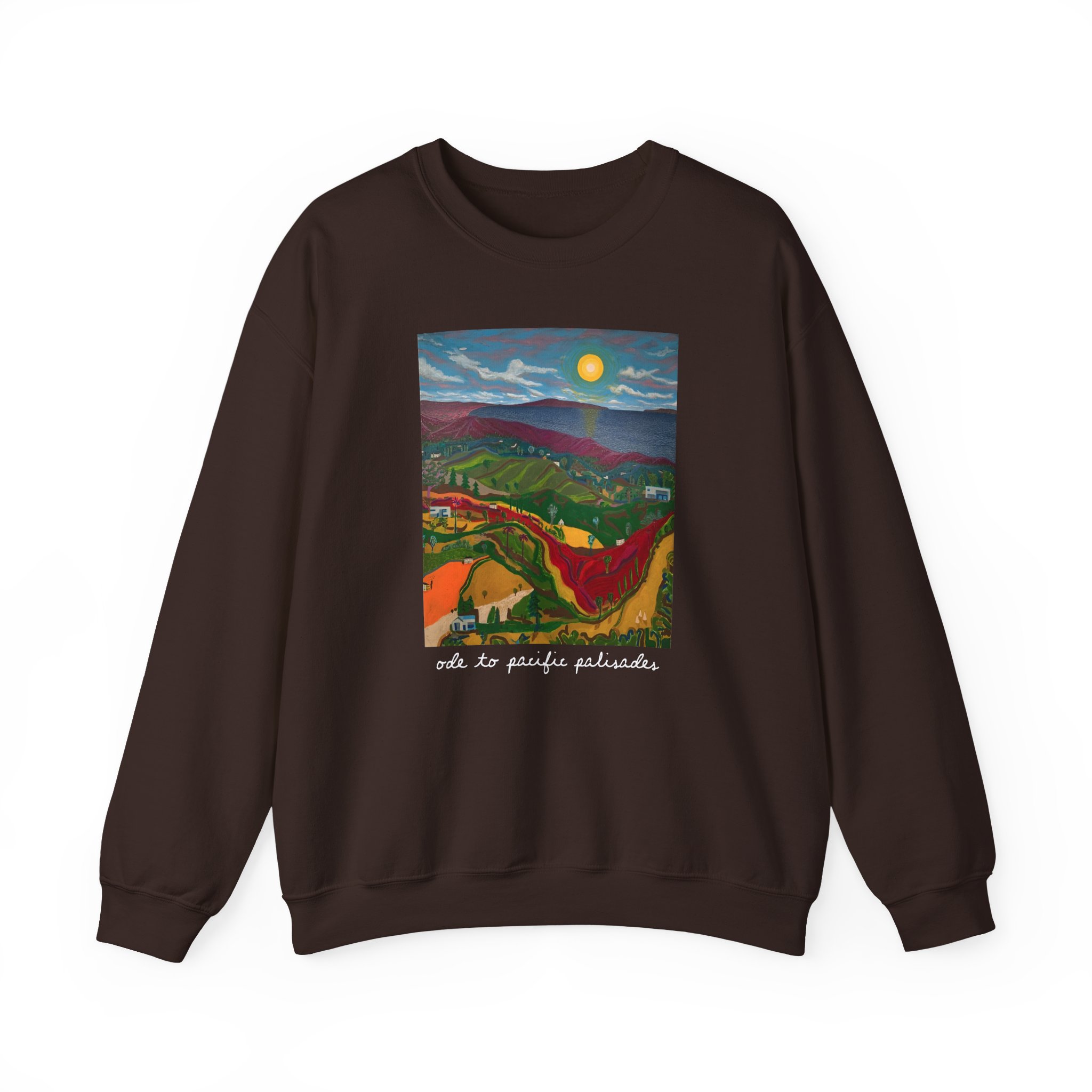 Alanis Morissette Ode to Pacific Palisades Unisex Heavy Blend Crewneck Sweatshirt