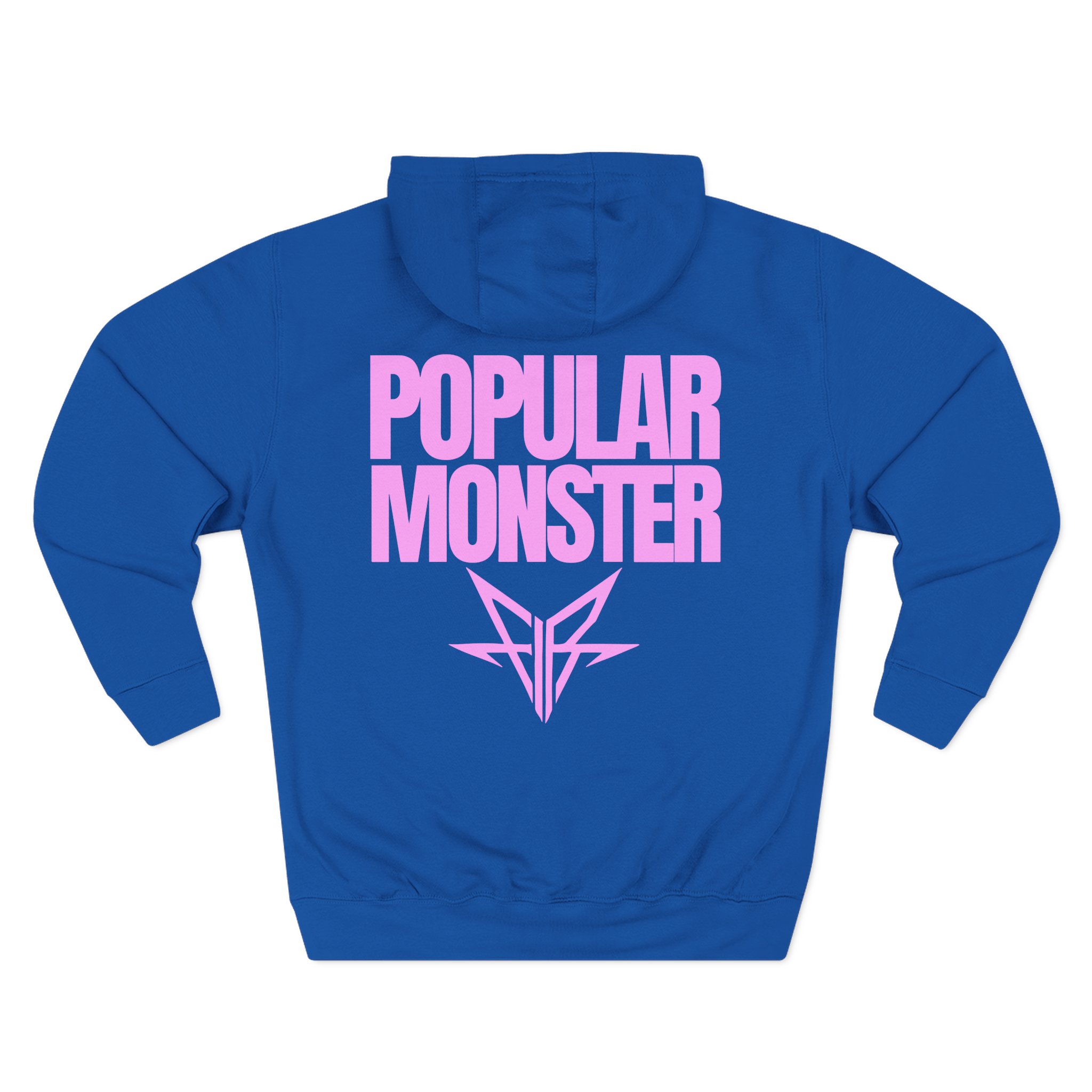Falling in Reverse Popular Monster Text Three-Panel Fleece Hoodie