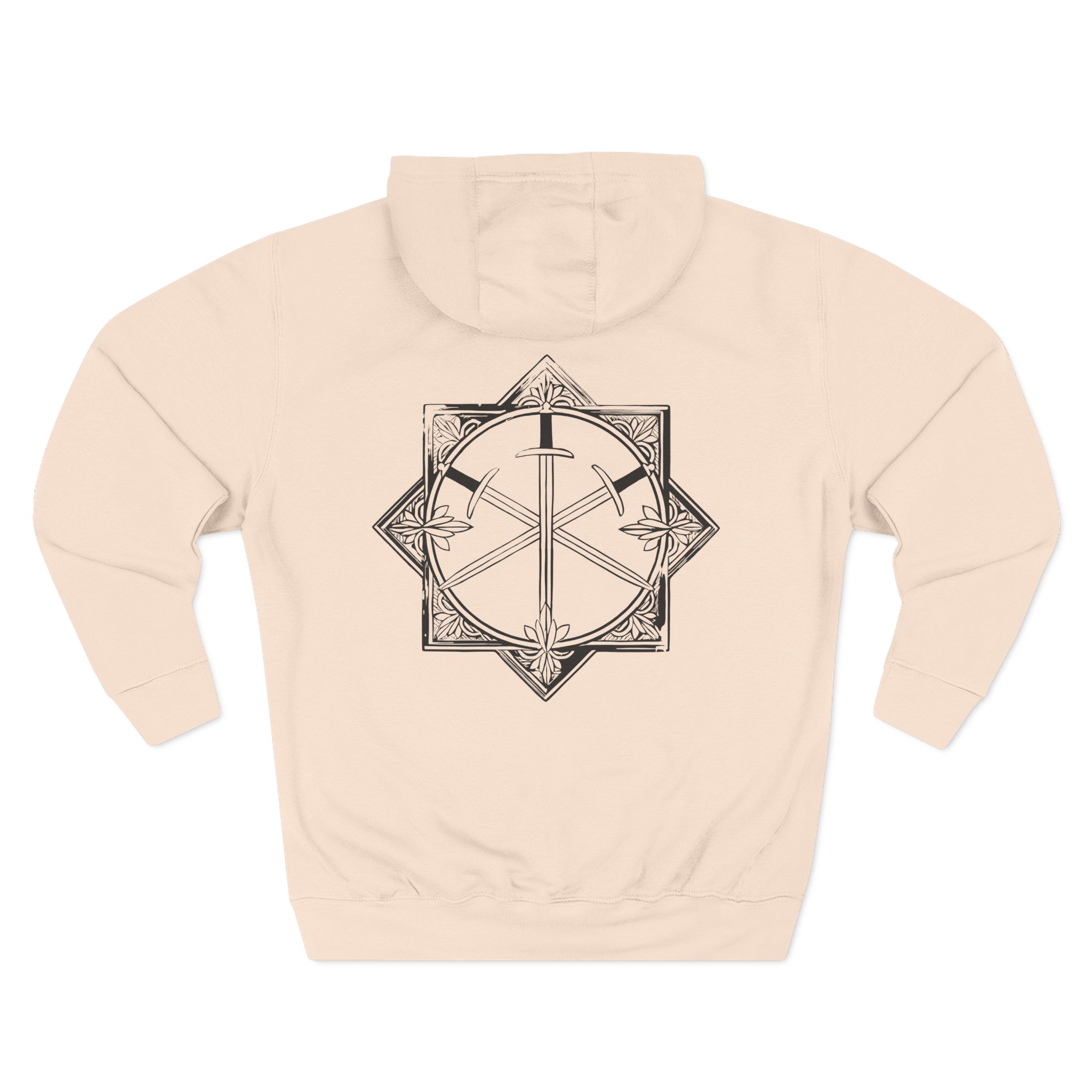 Lost Paradise Swords Three-Panel Fleece Hoodie