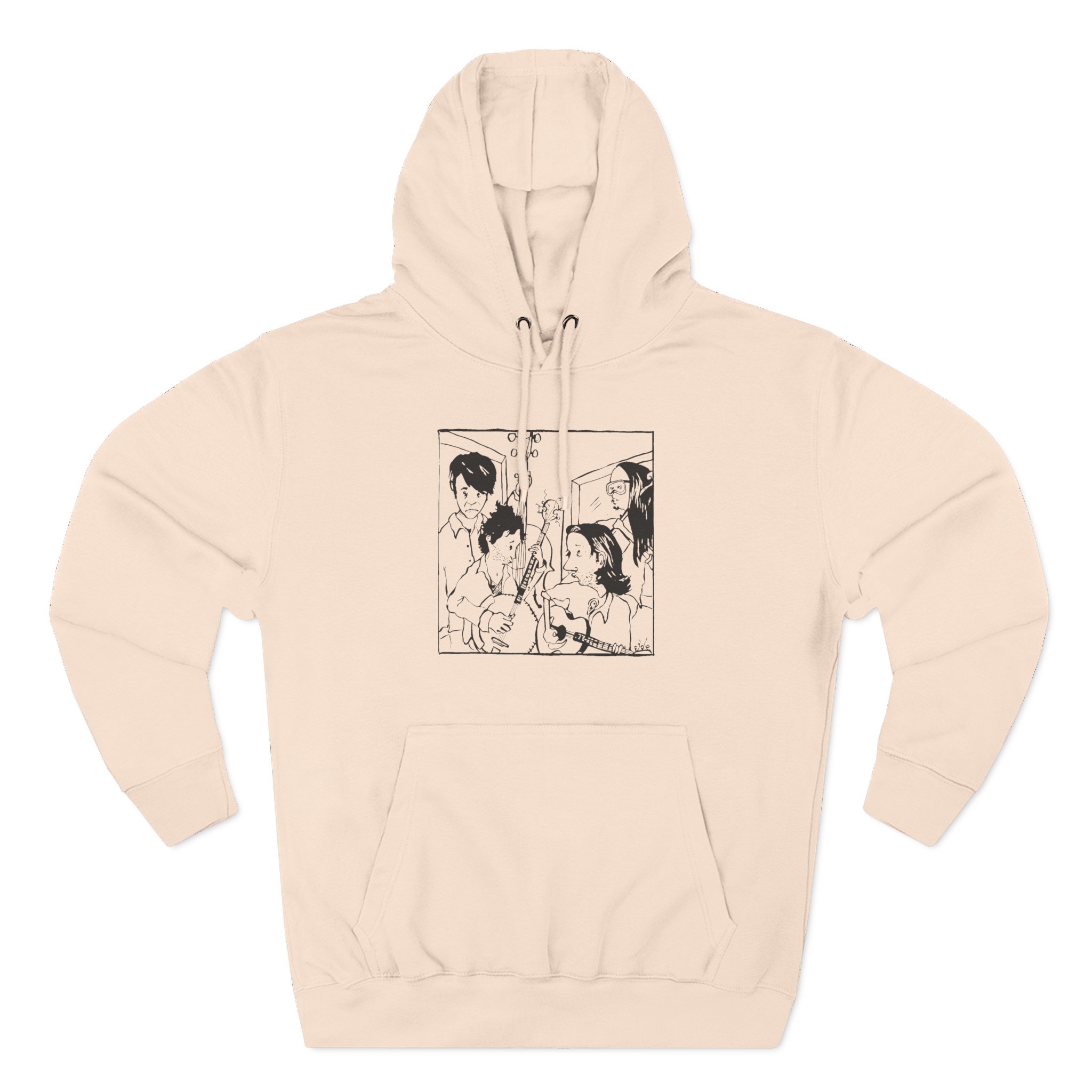 Avett Brothers Seth Drawing Three-Panel Fleece Hoodie