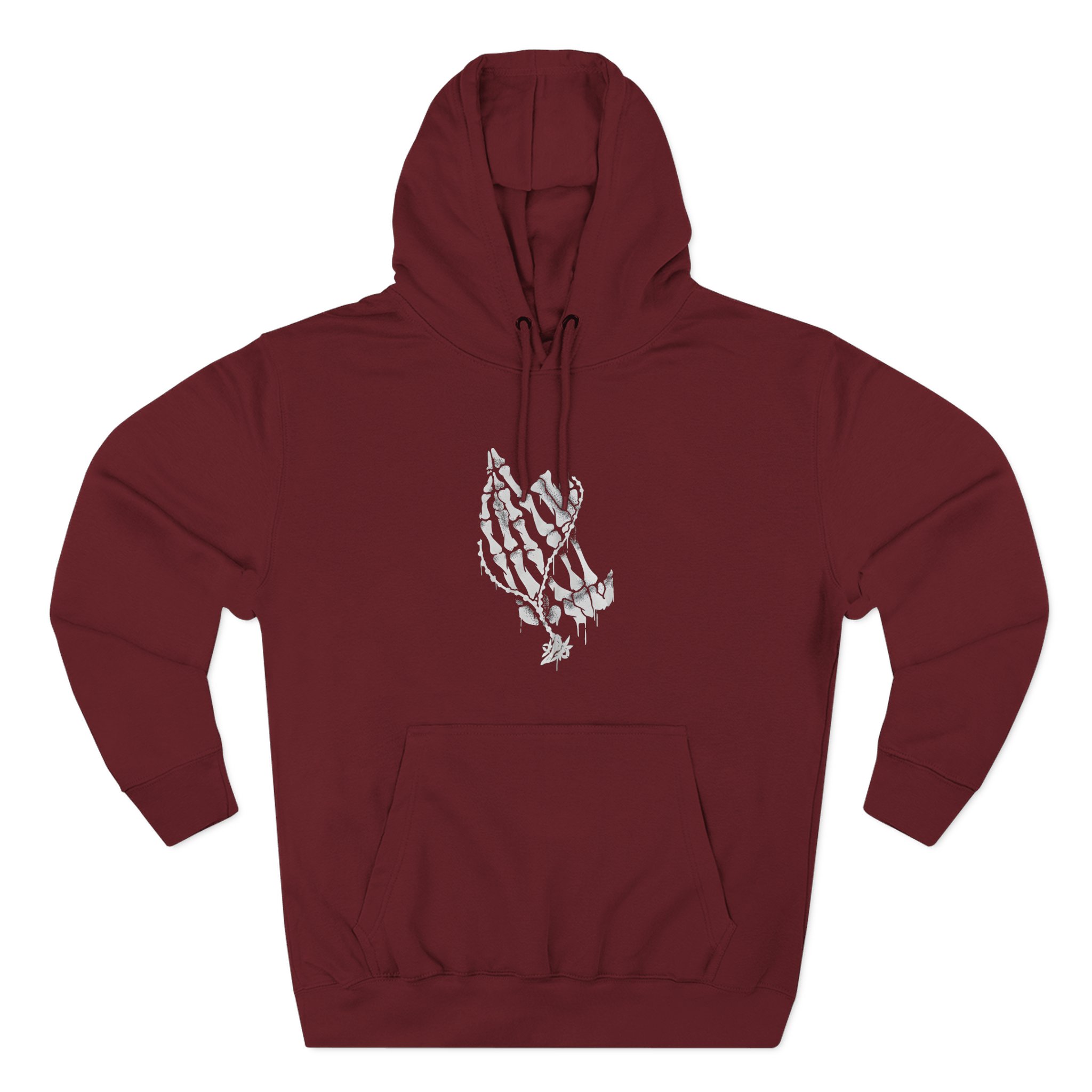 Bayside Praying Hands Three-Panel Fleece Hoodie
