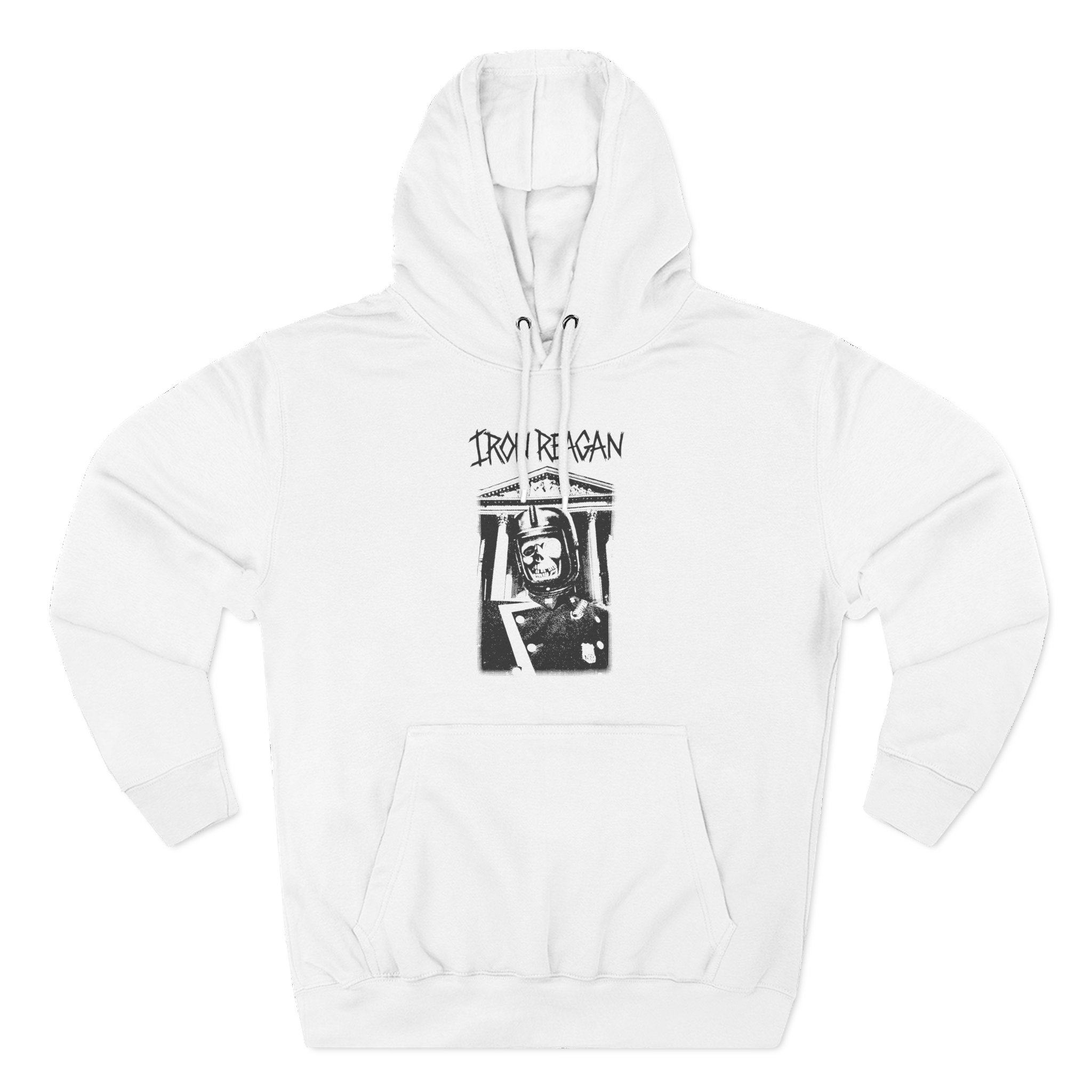Iron Reagan Rewind Black Ink Three-Panel Fleece Hoodie