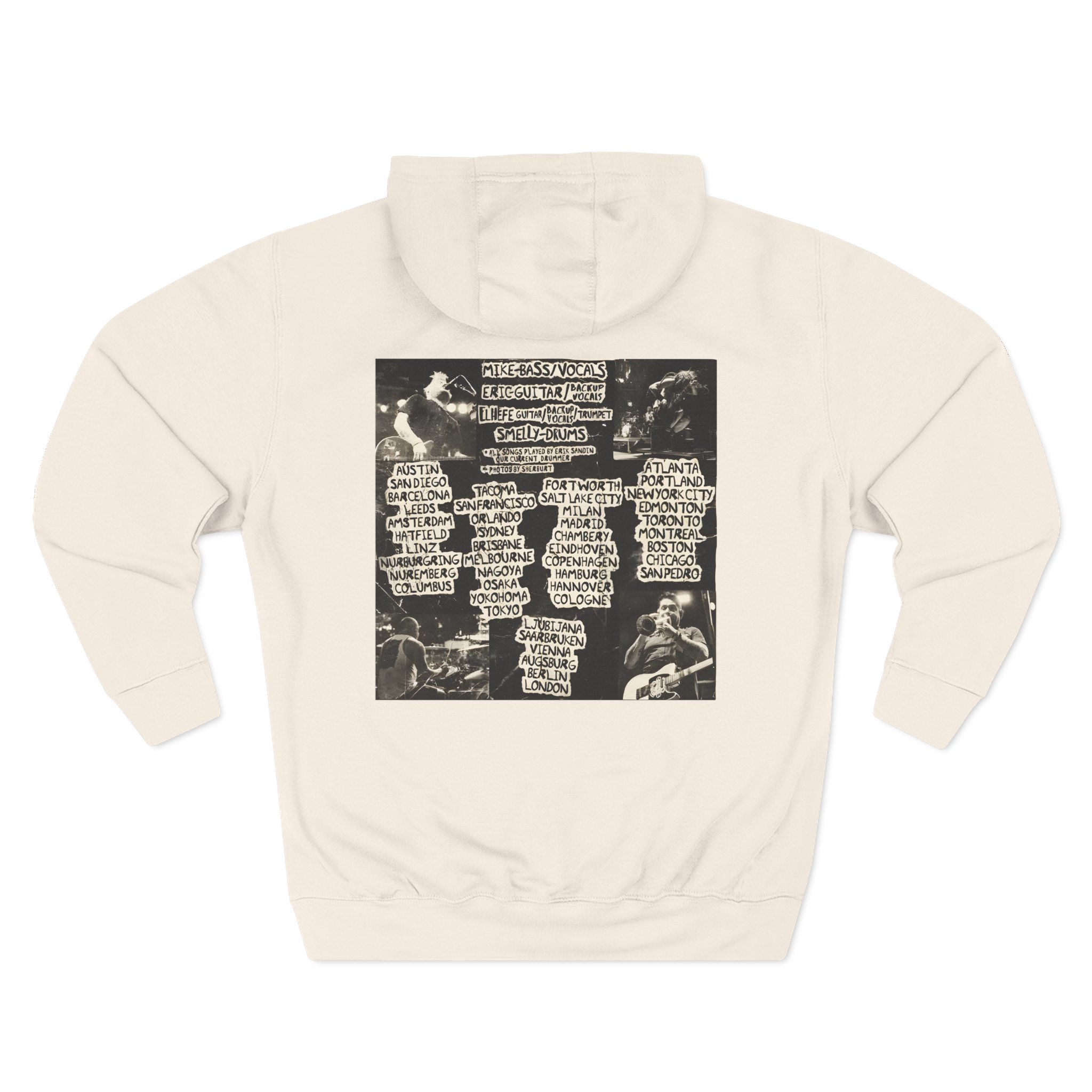 Nofx Og Skull Three-Panel Fleece Hoodie