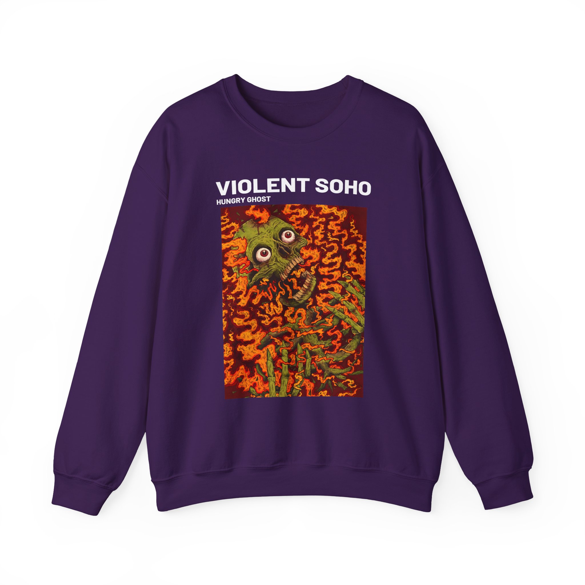 Violent Soho Hungry Ghost Unisex Heavy Blendâ„¢ Crewneck Sweatshirt