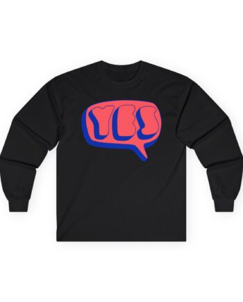 Yes Word Bubble Unisex Ultra Cotton Long Sleeve Tee