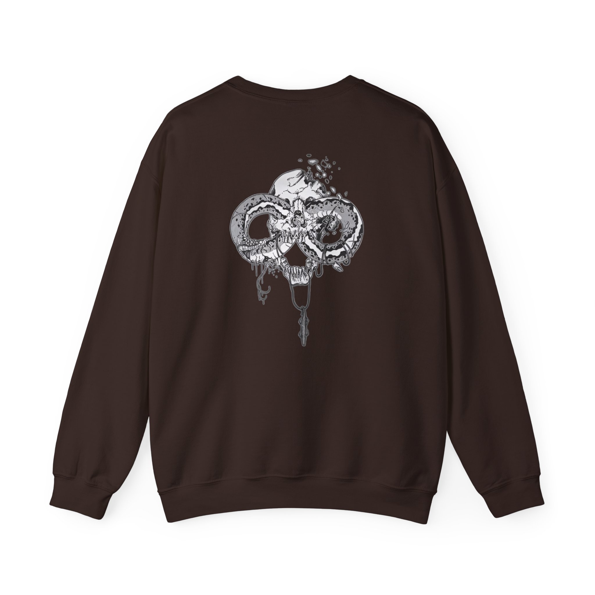 Power Trip Spikey Snake Unisex Heavy Blendâ„¢ Crewneck Sweatshirt