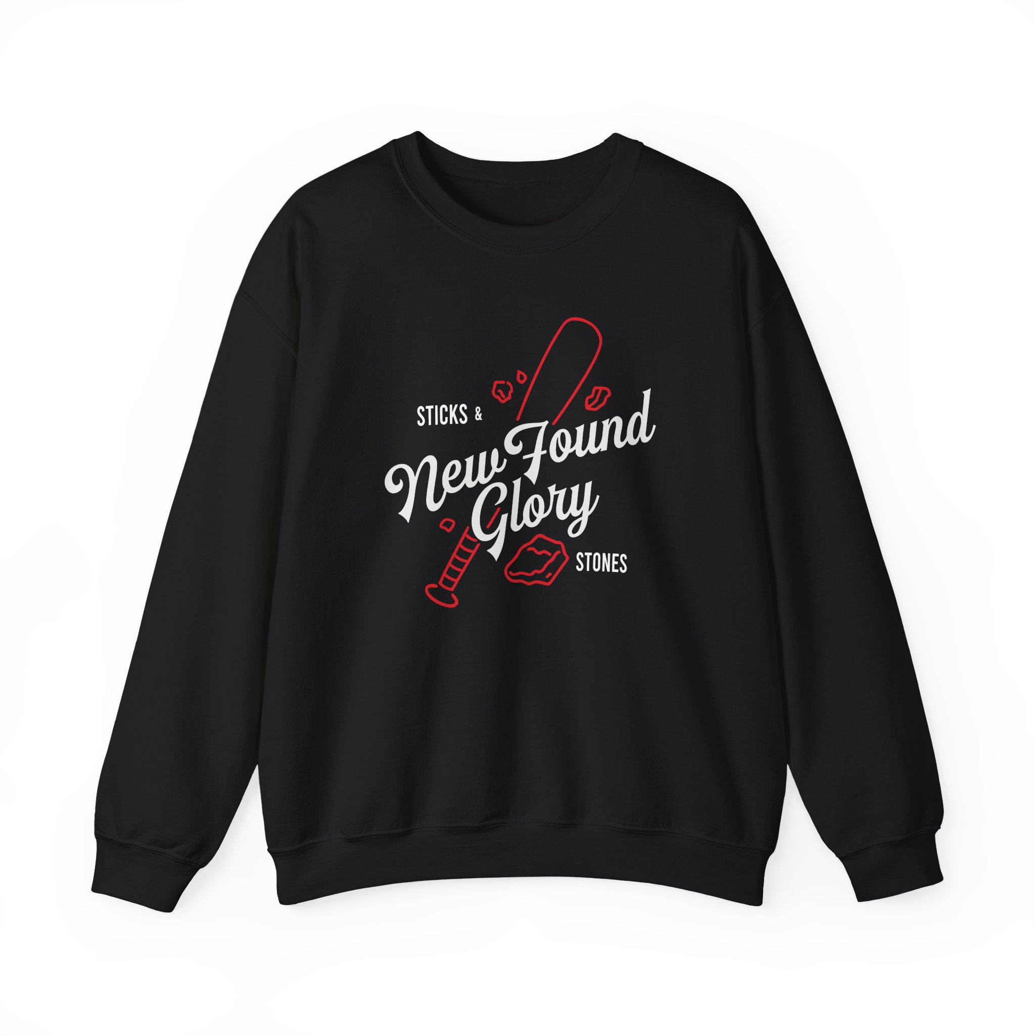 New Found Glory Sticks and Stones Baseball Unisex Heavy Blendâ„¢ Crewneck Sweatshirt