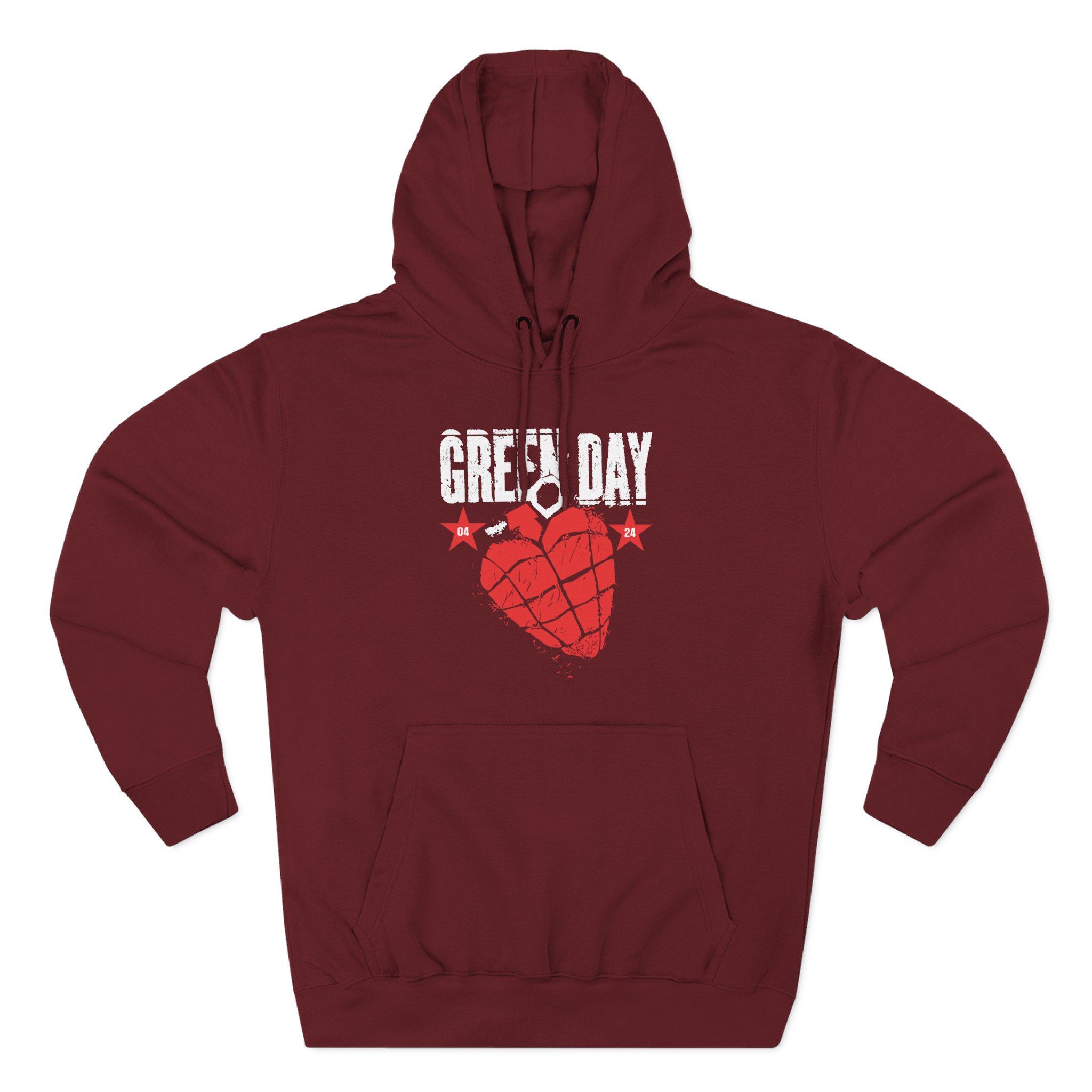 Green Day 20 Years of Idiot Three-Panel Fleece Hoodie