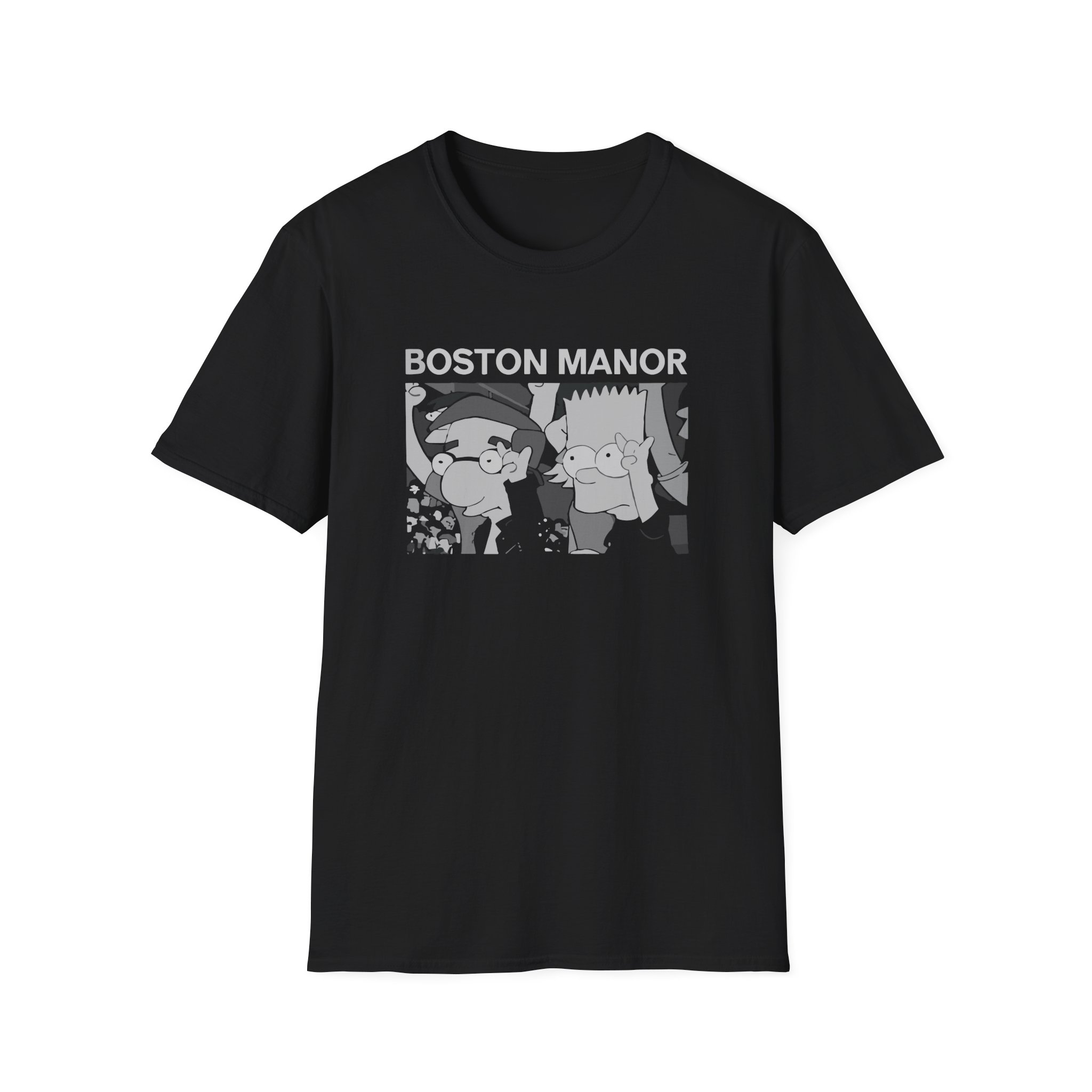 Boston Manor Simpsons Unisex Softstyle T-Shirt