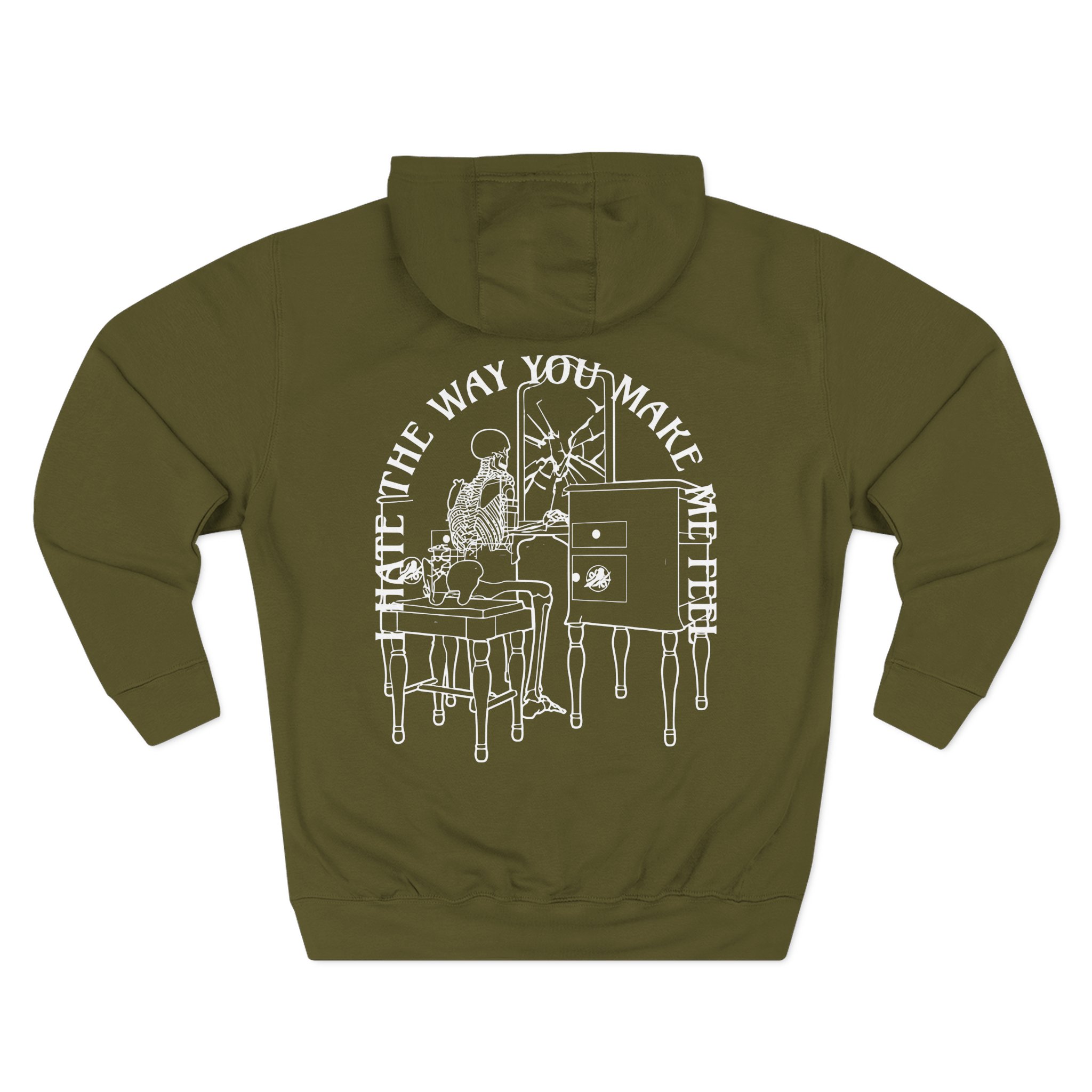 Bayside Vanity Three-Panel Fleece Hoodie