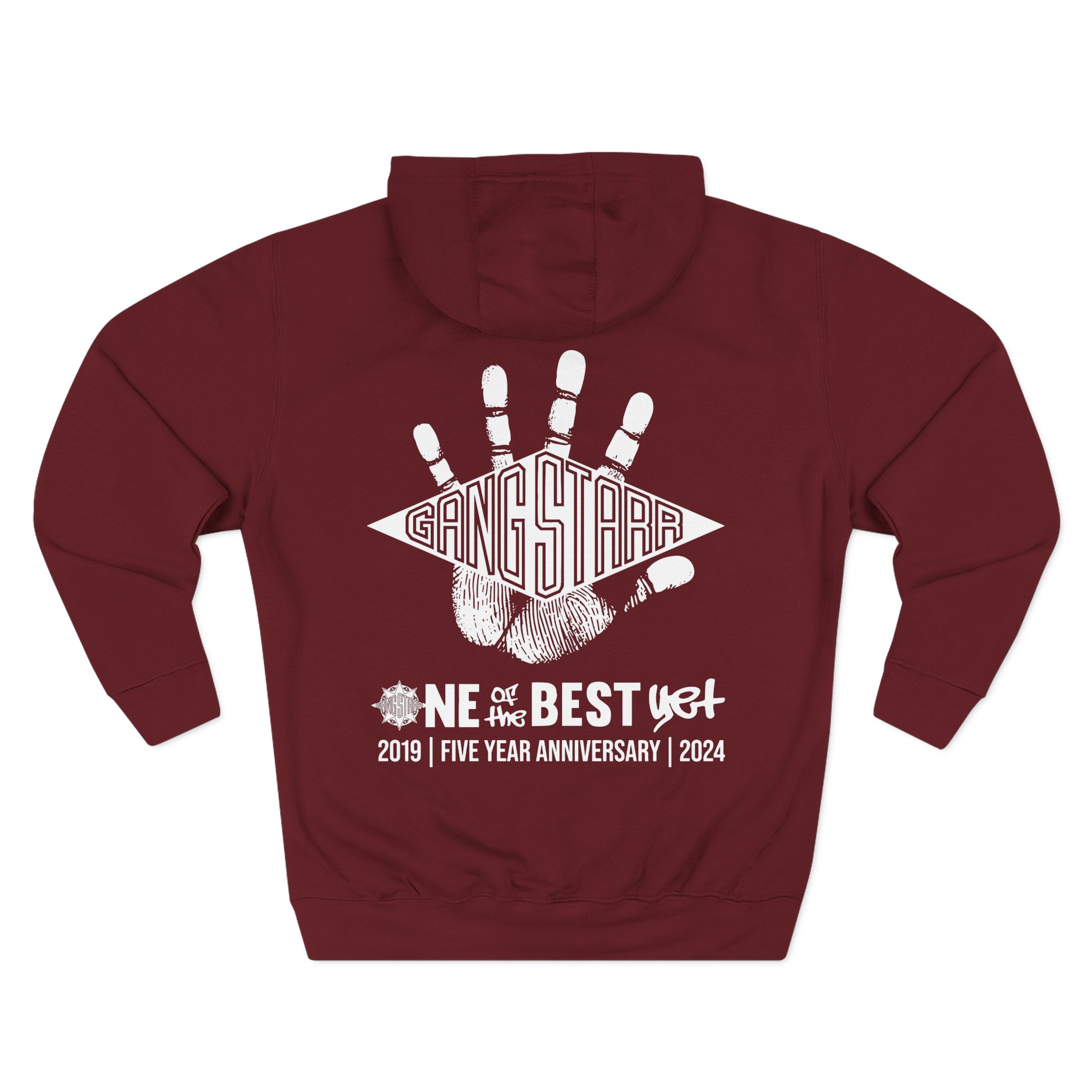 Gang Starr Ootby Fifth Anniversary Three-Panel Fleece Hoodie