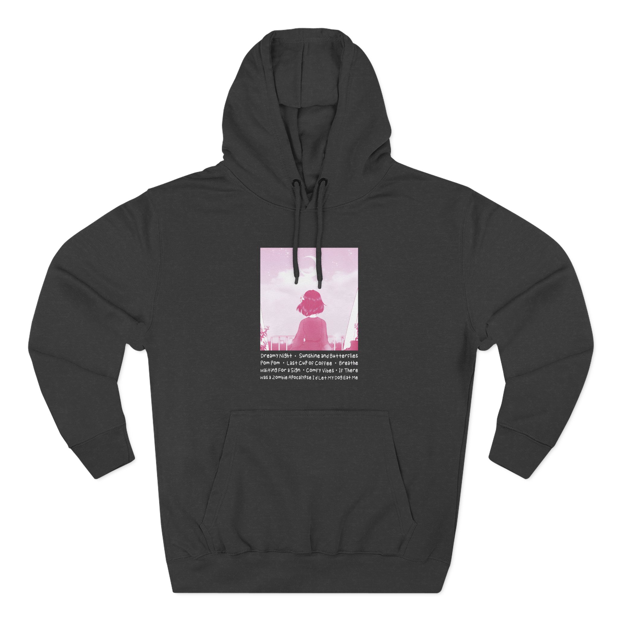 Lilypichu Dreamy Night Three-Panel Fleece Hoodie
