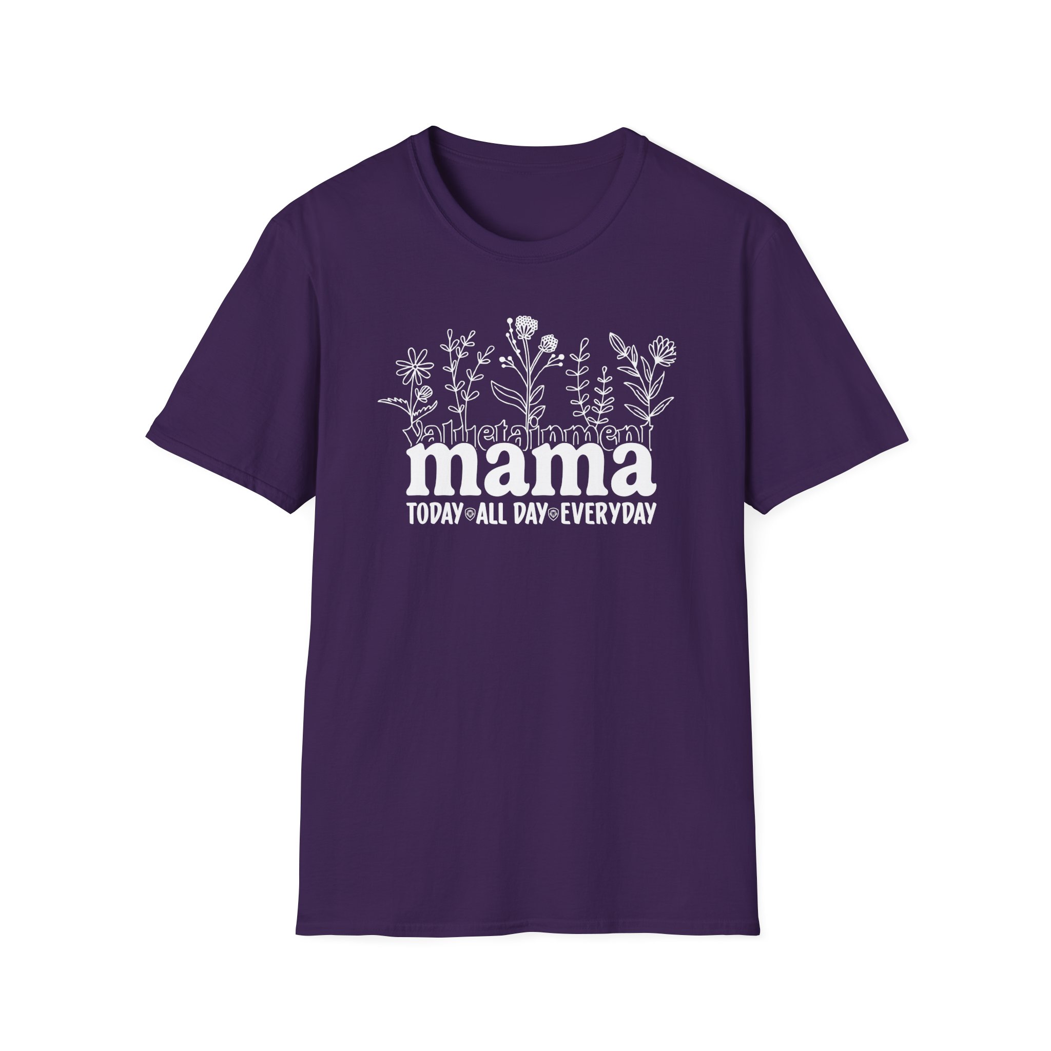 Valuetainment Future Looks Bright Lilac Everyday Vt Mama Unisex Softstyle T-Shirt