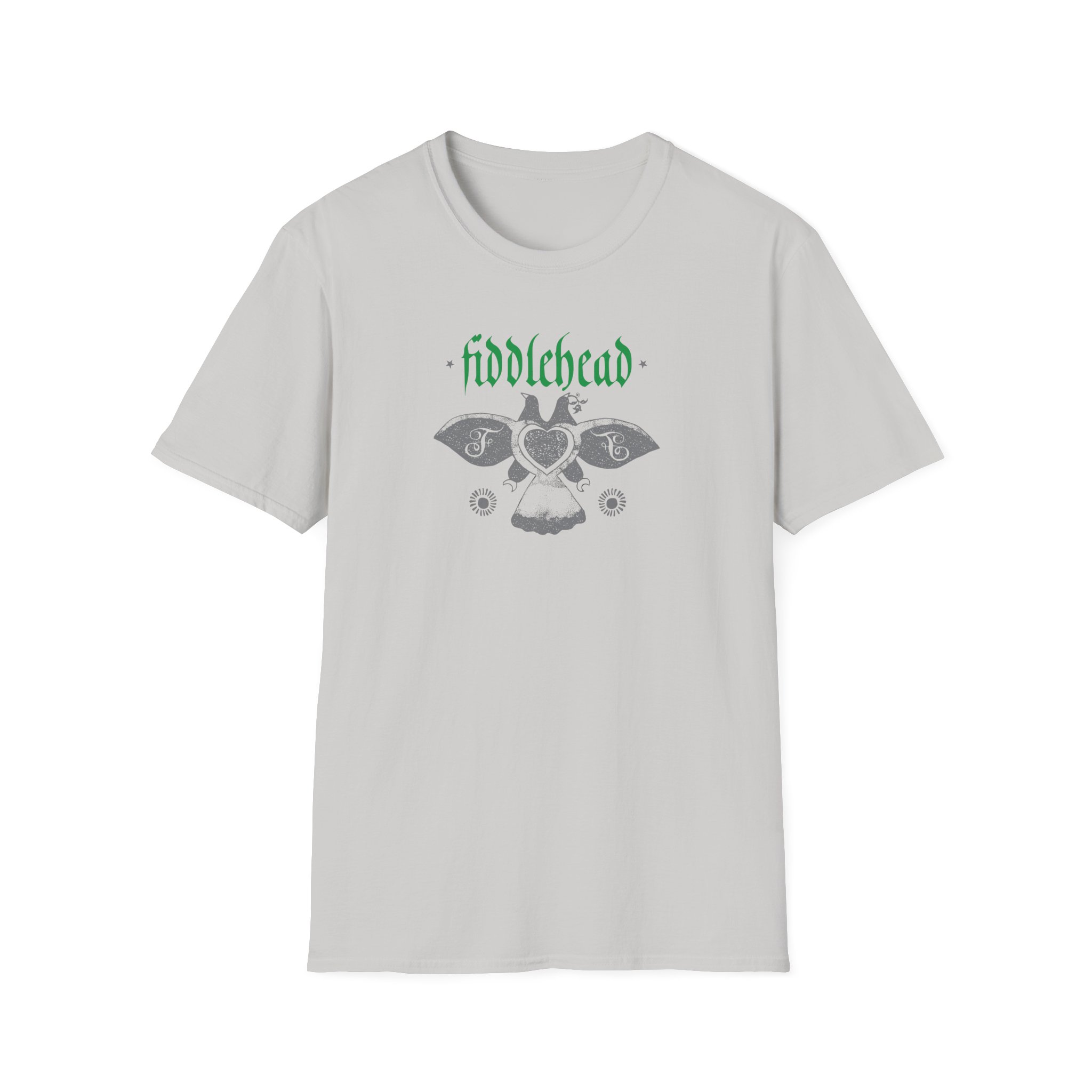 Fiddlehead Dove Unisex Softstyle T-Shirt