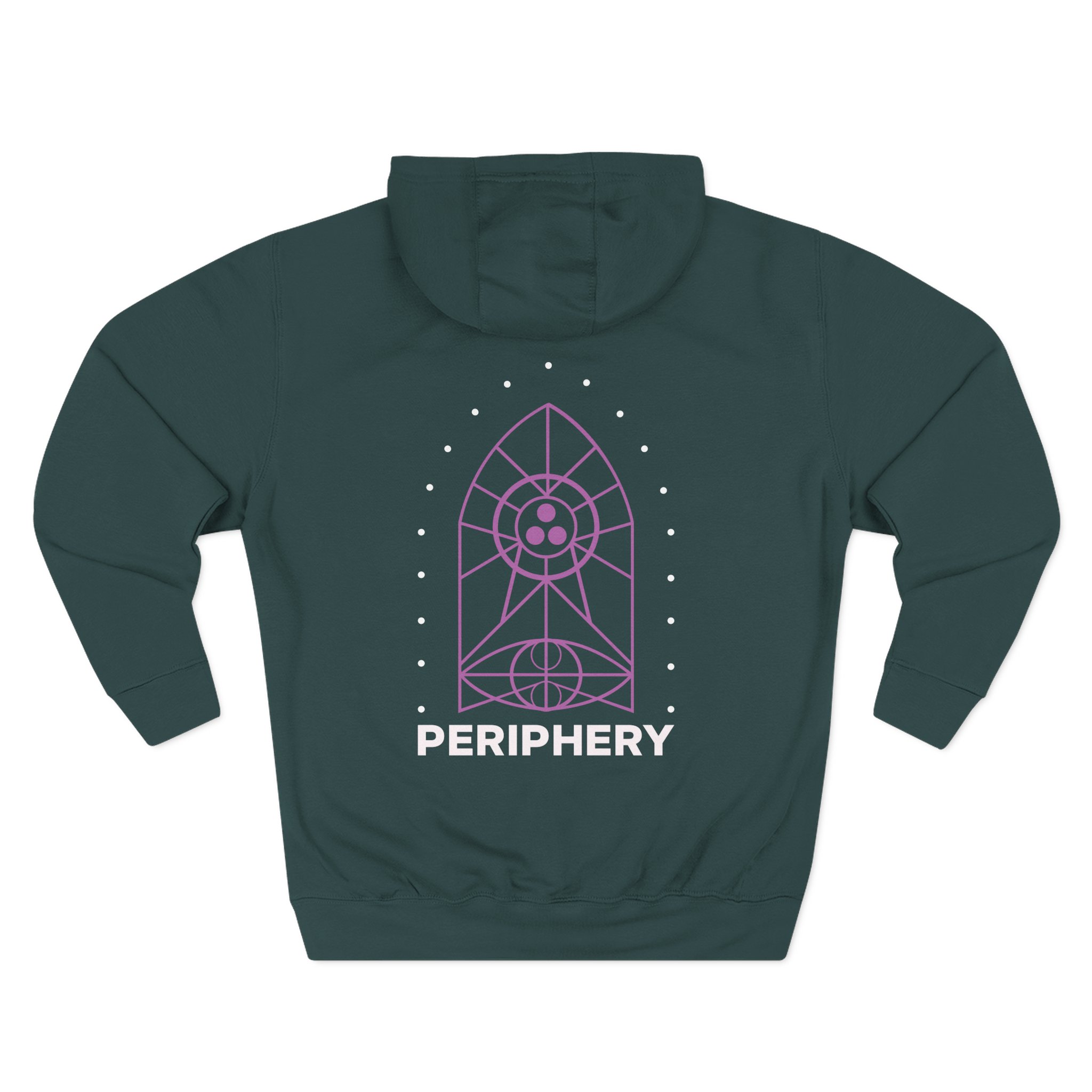 Periphery Crystal Wash Symbol Three-Panel Fleece Hoodie