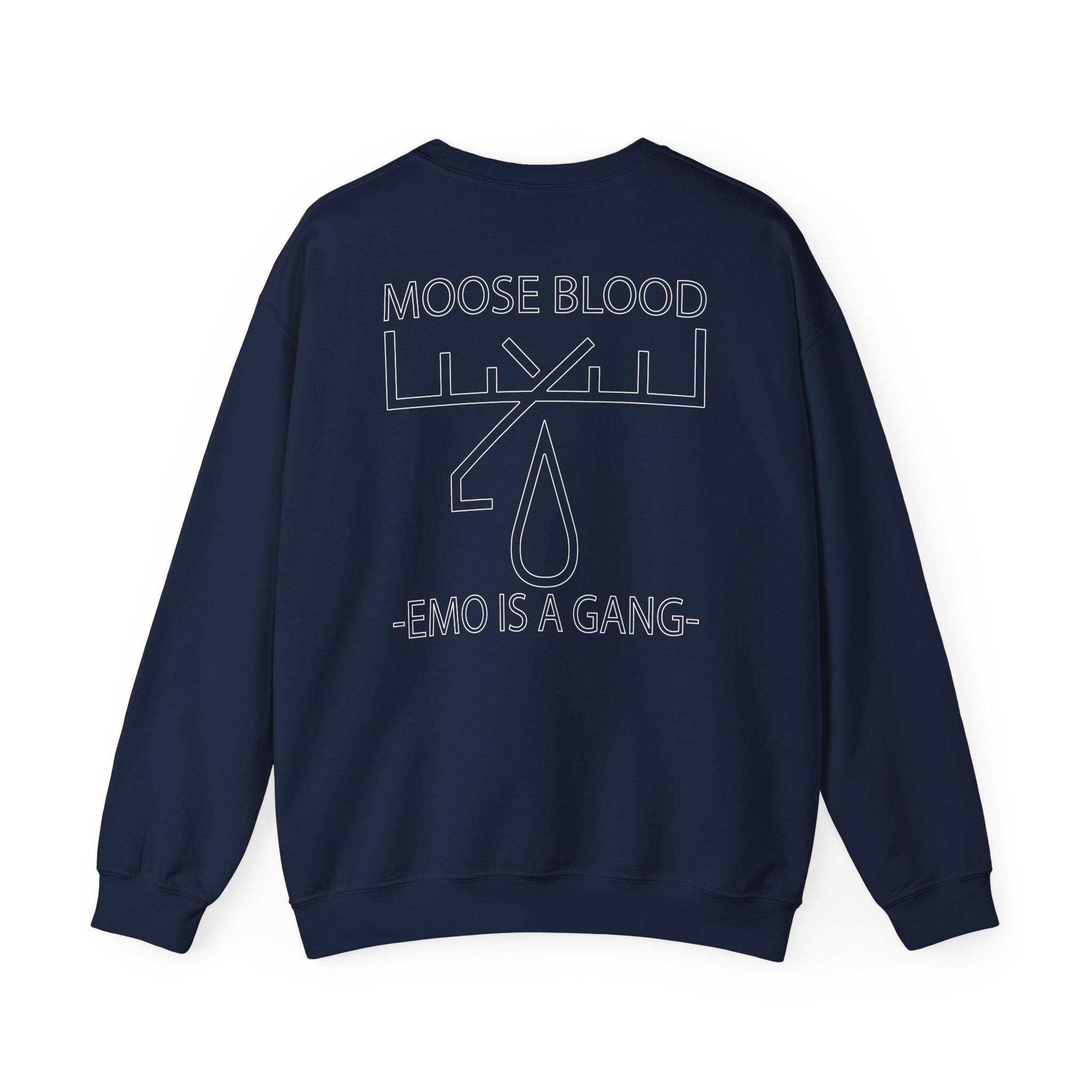 Moose Blood Emo is a Gang Unisex Heavy Blendâ„¢ Crewneck Sweatshirt
