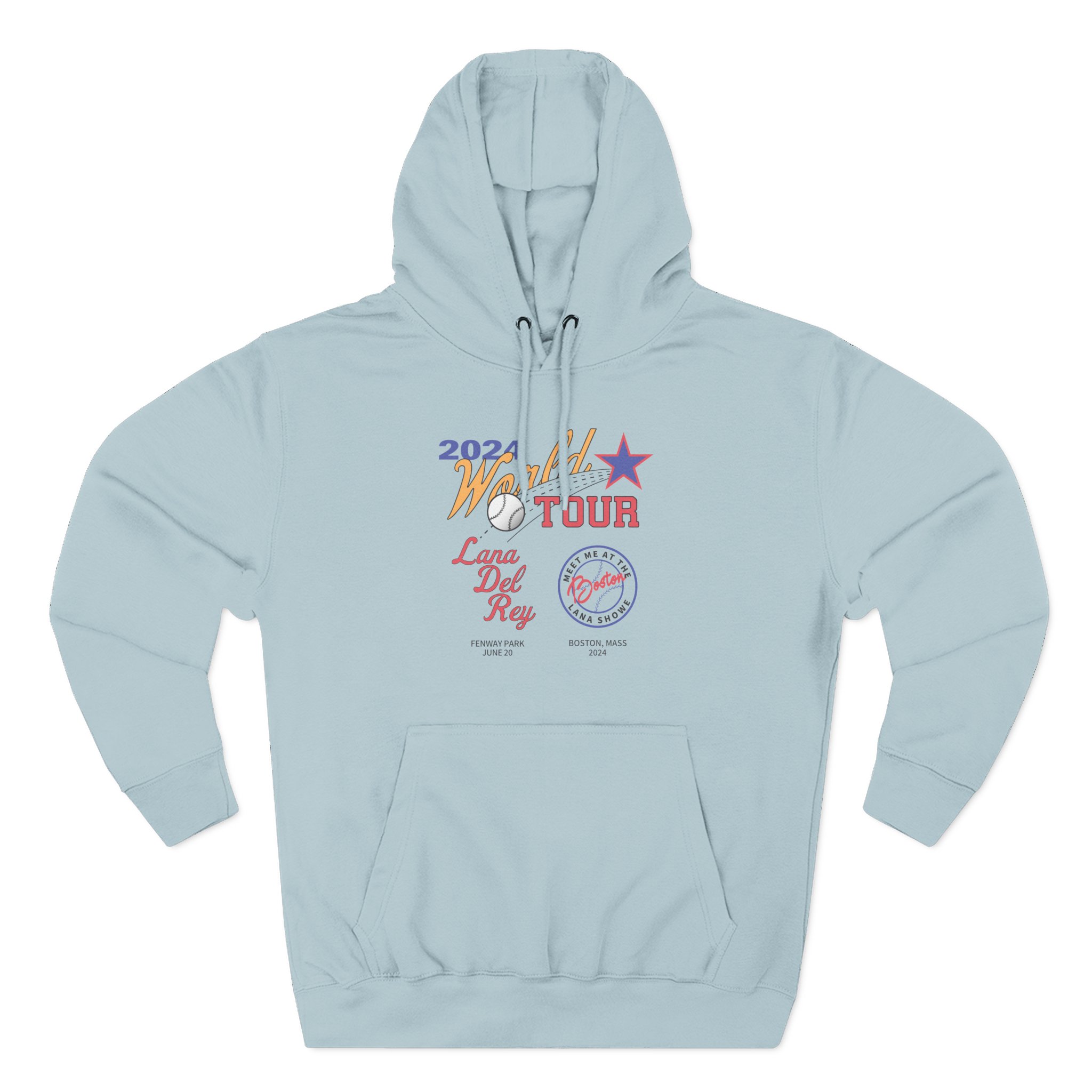 Lanadelrey Three-Panel Fleece Hoodie