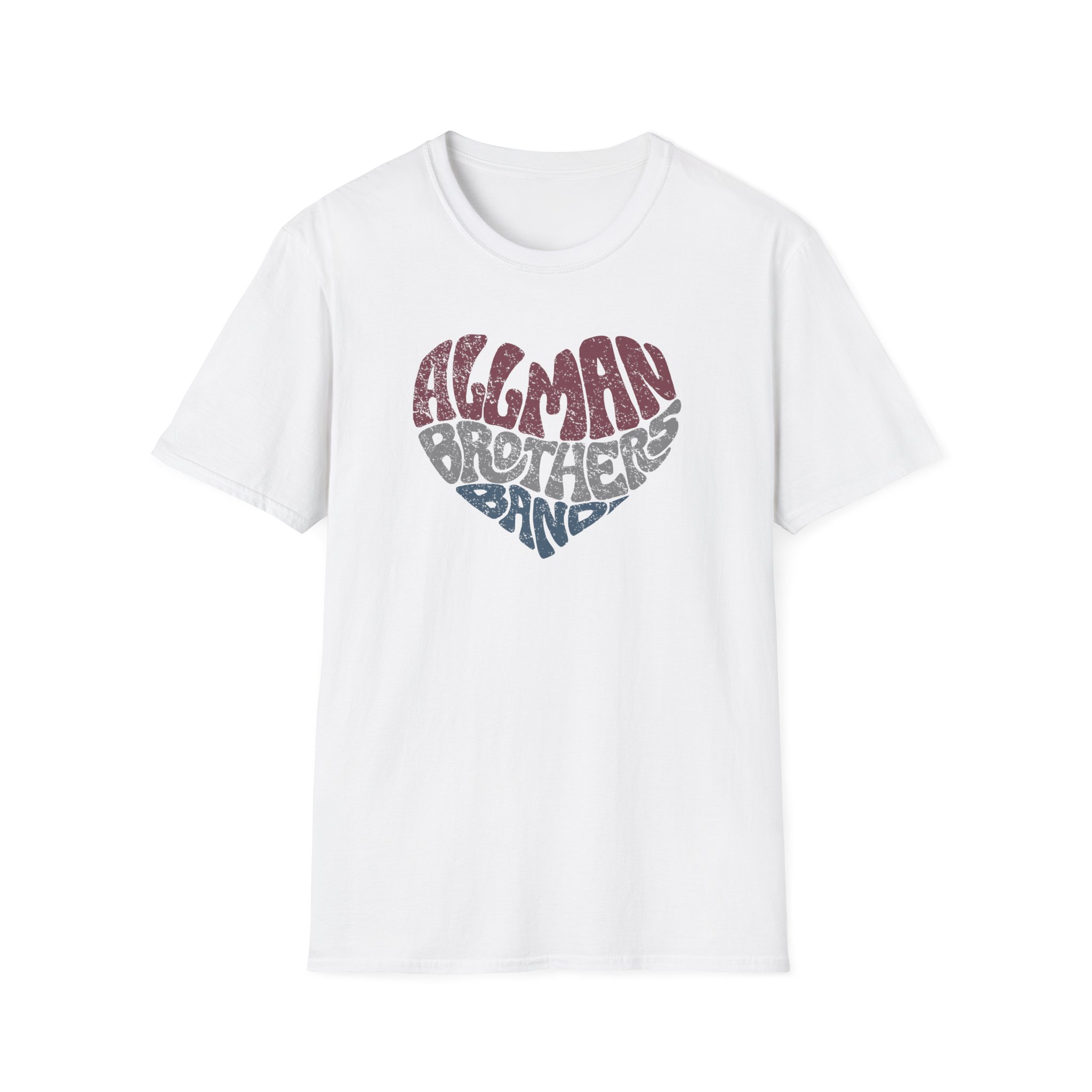 The Allman Brothers Heart Unisex Softstyle T-Shirt