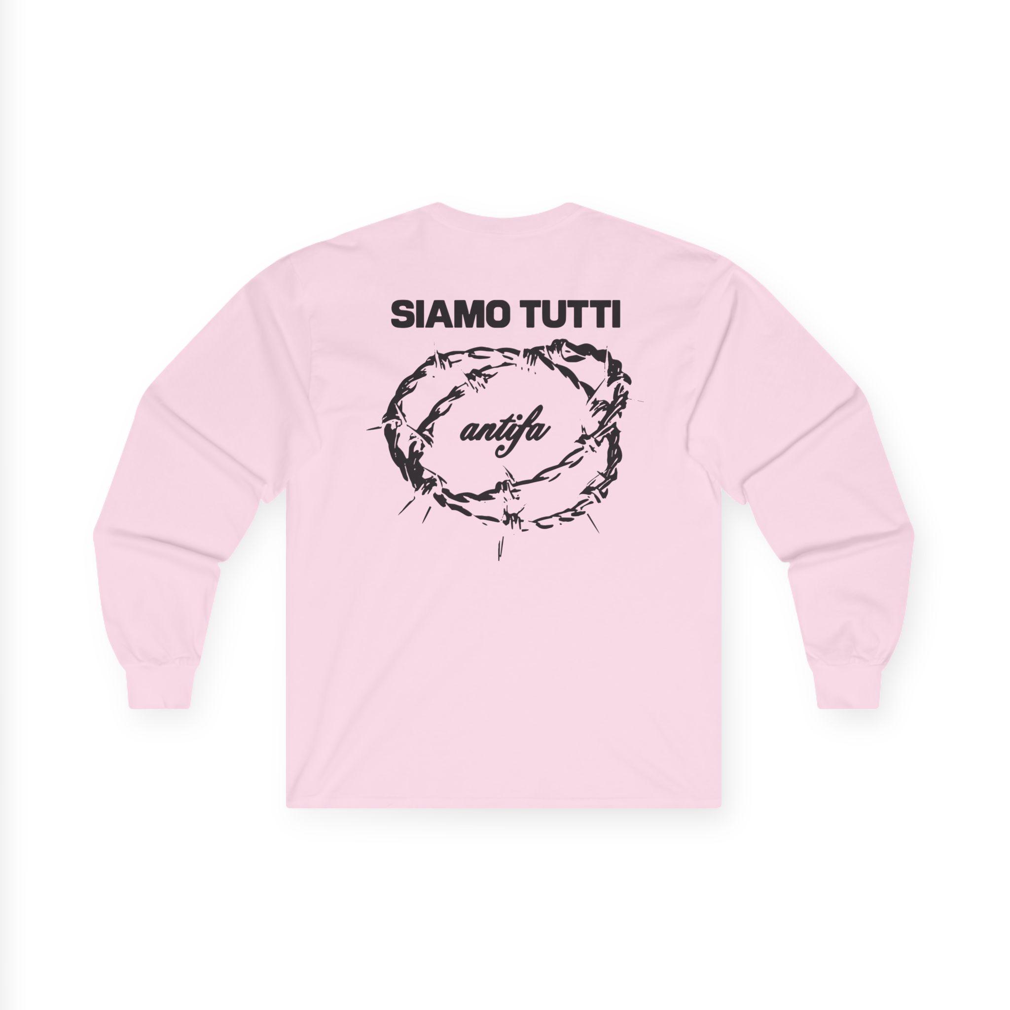 Disarstar Siamo Tutti Antifa Unisex Ultra Cotton Long Sleeve Tee