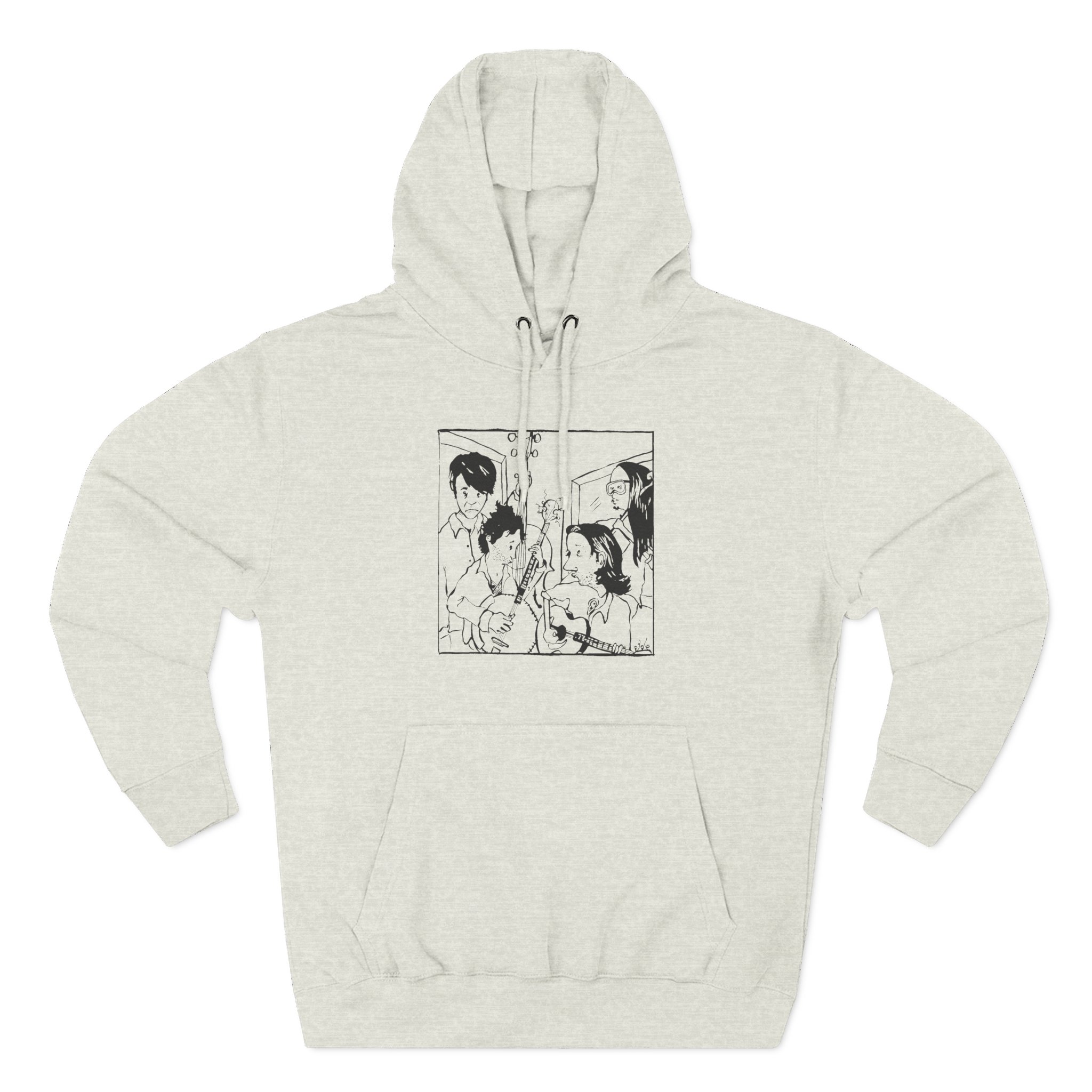 Avett Brothers Seth Drawing Three-Panel Fleece Hoodie