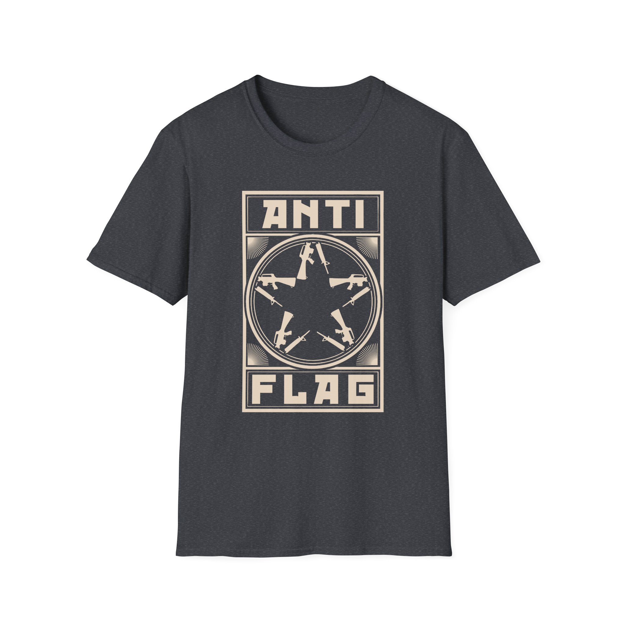 Anti Flag Comrade Gunstar Unisex Softstyle T-Shirt