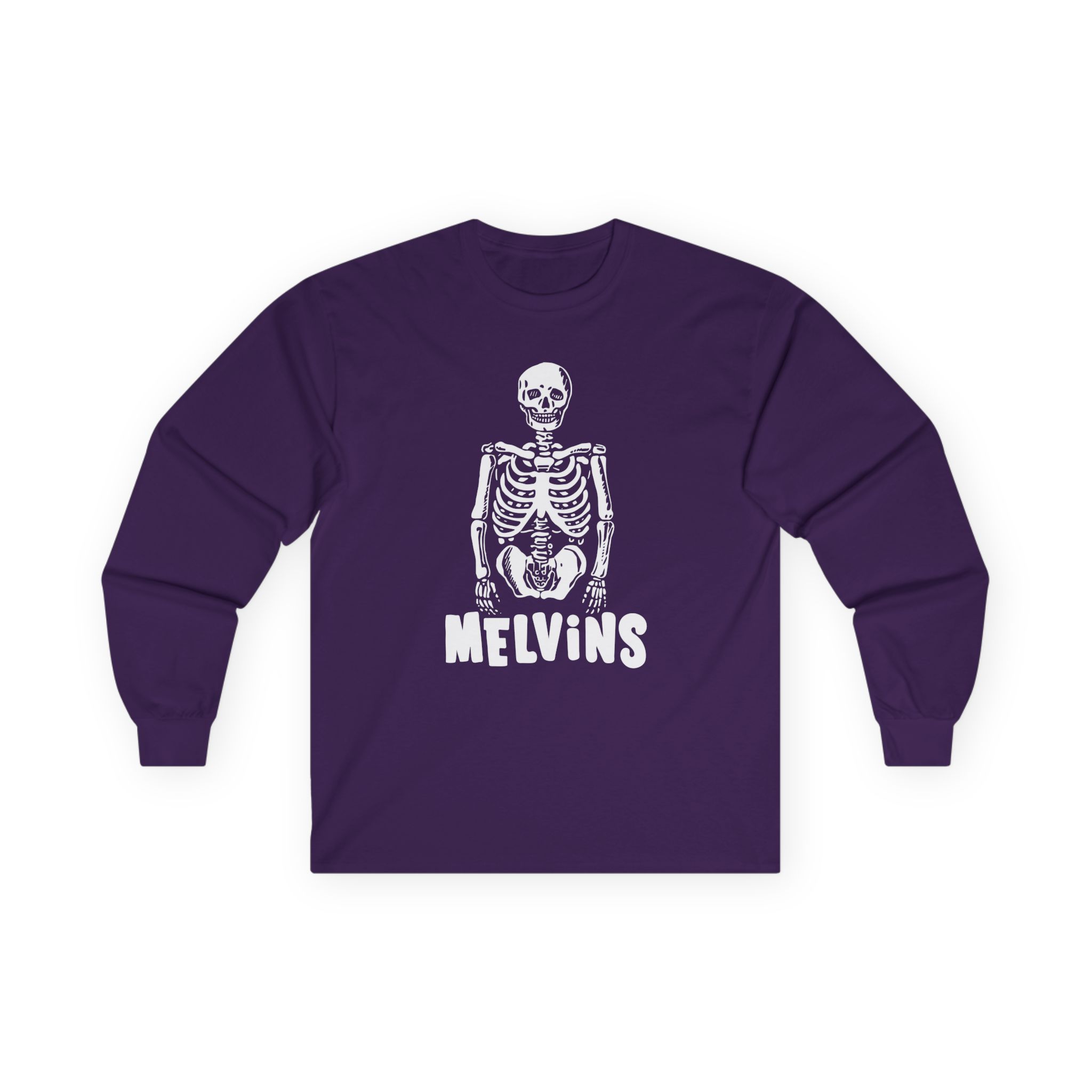 Melvins Skeleton Logo Unisex Ultra Cotton Long Sleeve Tee