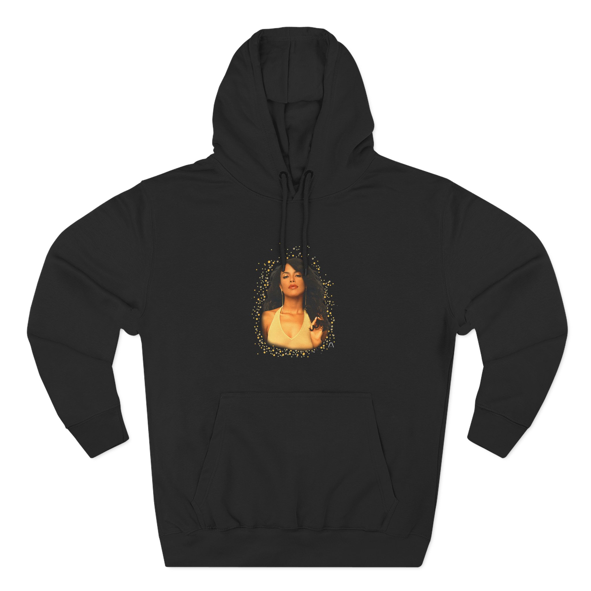 Aaliyah Self Titled Portrait Three-Panel Fleece Hoodie