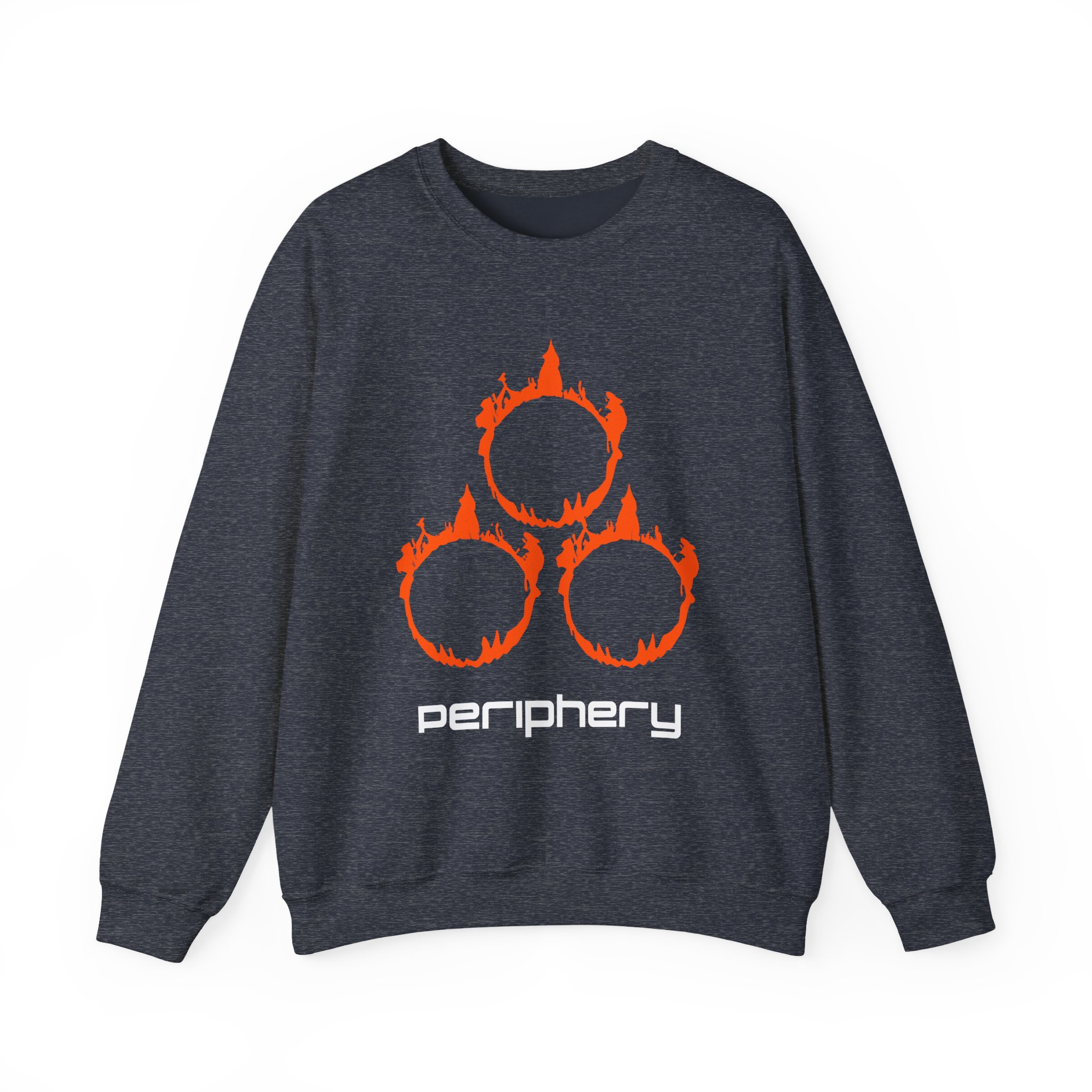 Periphery Circle Flames Unisex Heavy Blendâ„¢ Crewneck Sweatshirt