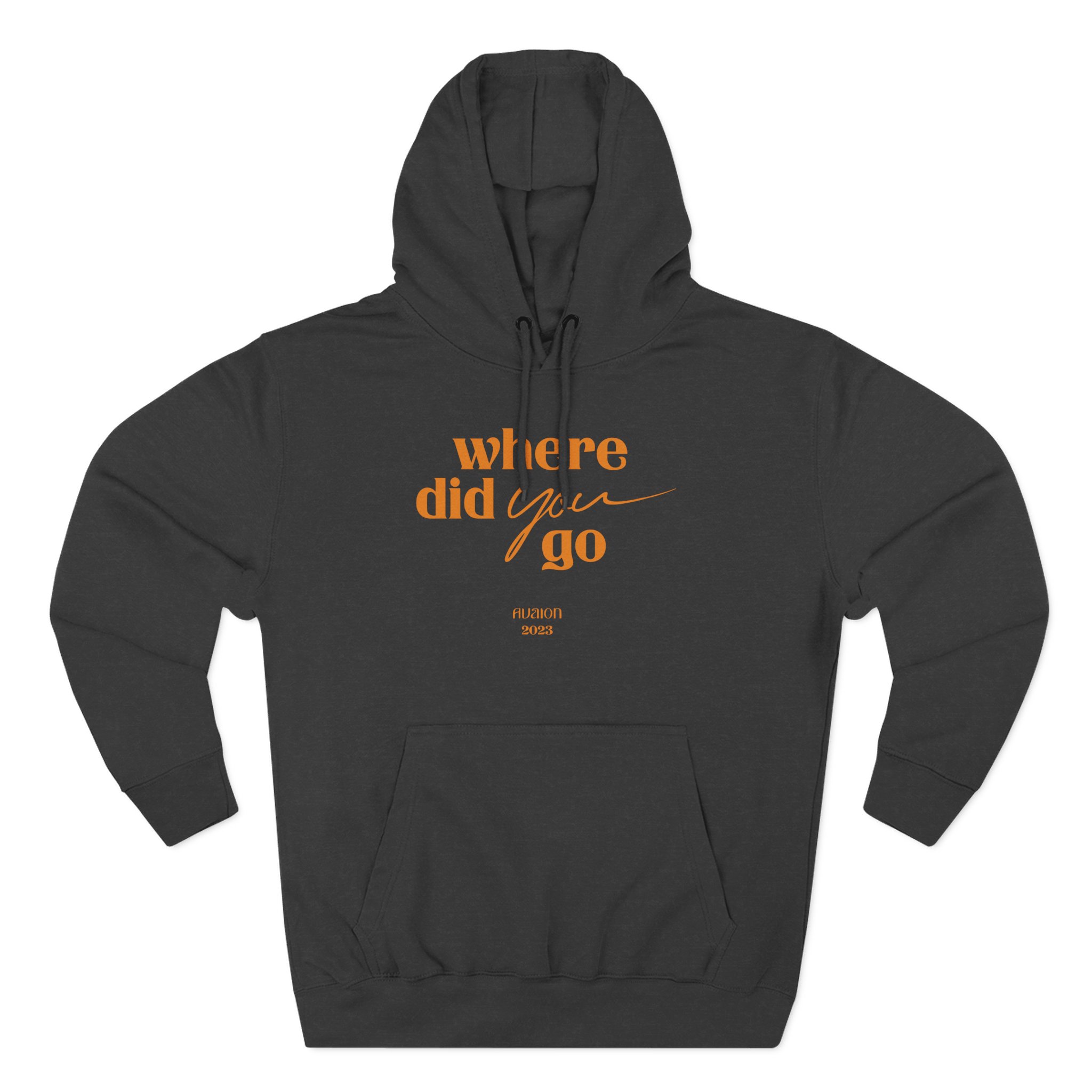 Avaion Where Did You Go Three-Panel Fleece Hoodie