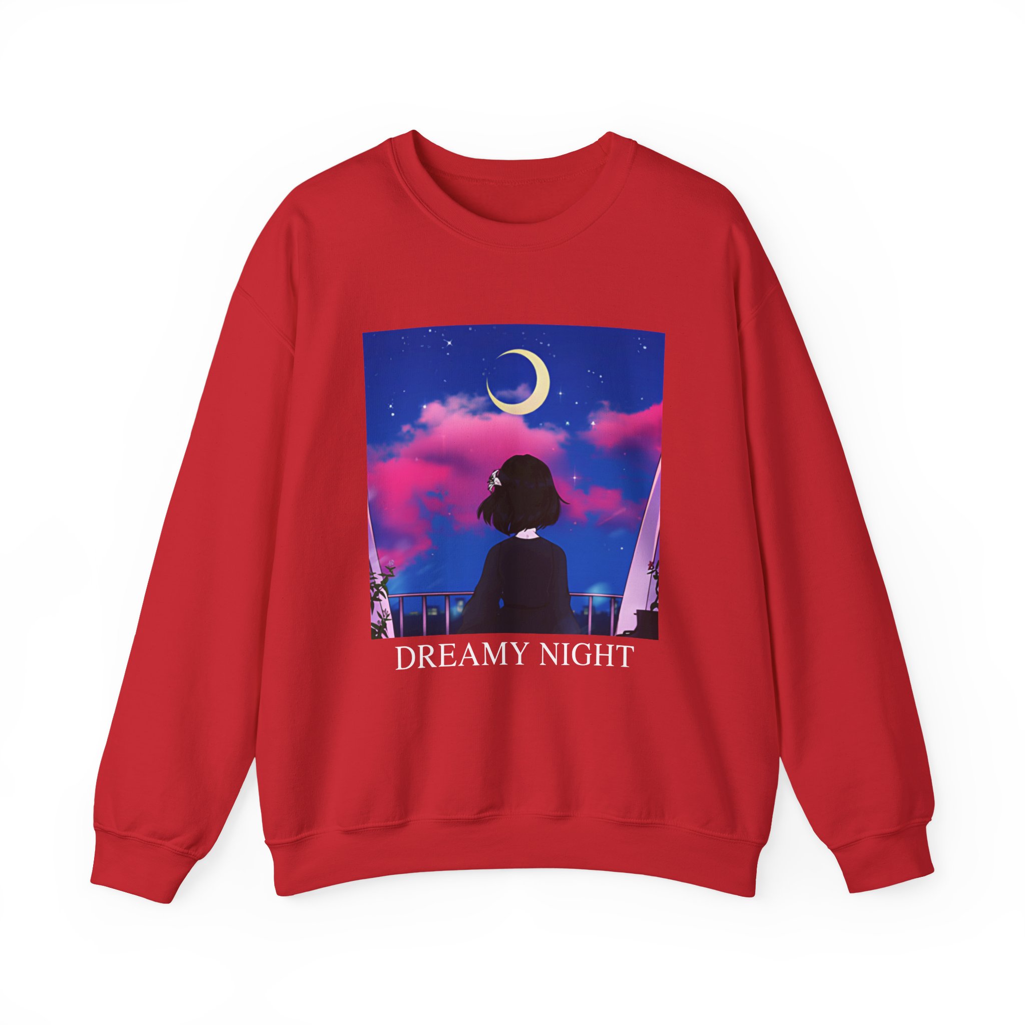 Lilypichu Dreamy Night Unisex Heavy Blendâ„¢ Crewneck Sweatshirt