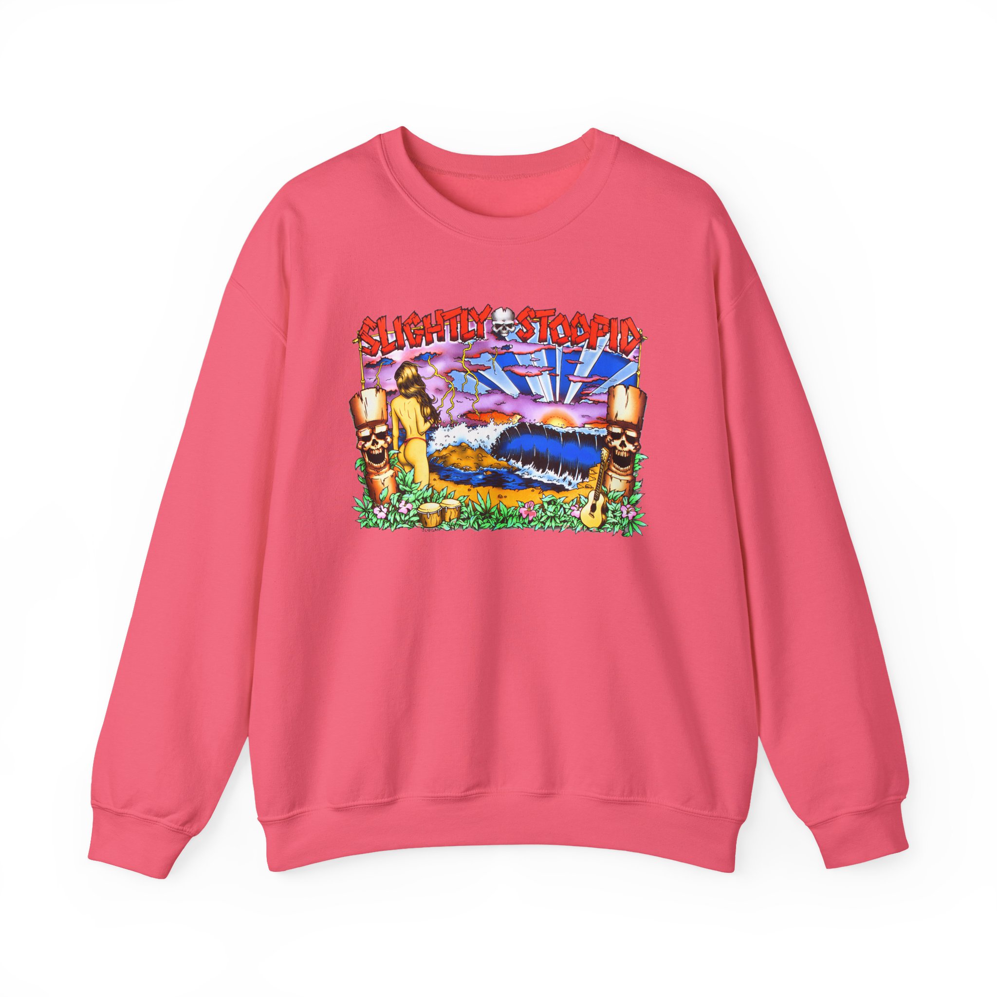 Slightly Stoopid Tiki Unisex Heavy Blendâ„¢ Crewneck Sweatshirt