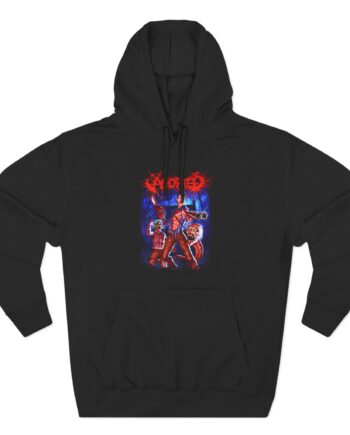 Aborted Ashy Blasty Three-Panel Fleece Hoodie